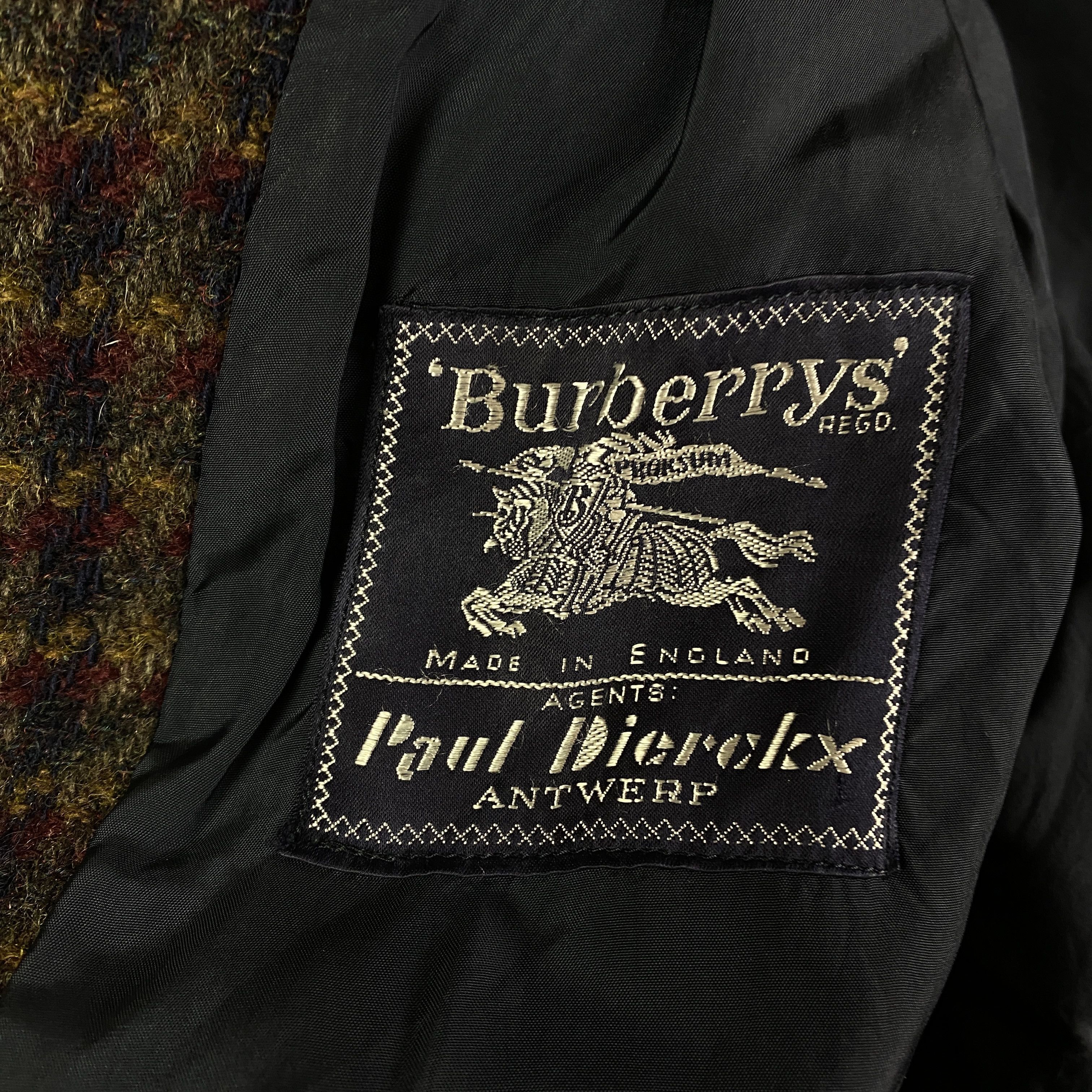 Burberry × Vintage Women’s Wool Blazer Jacket Burberrys Vintage Size M-L Size M / US 6-8 / IT 42-44 - 5 Thumbnail