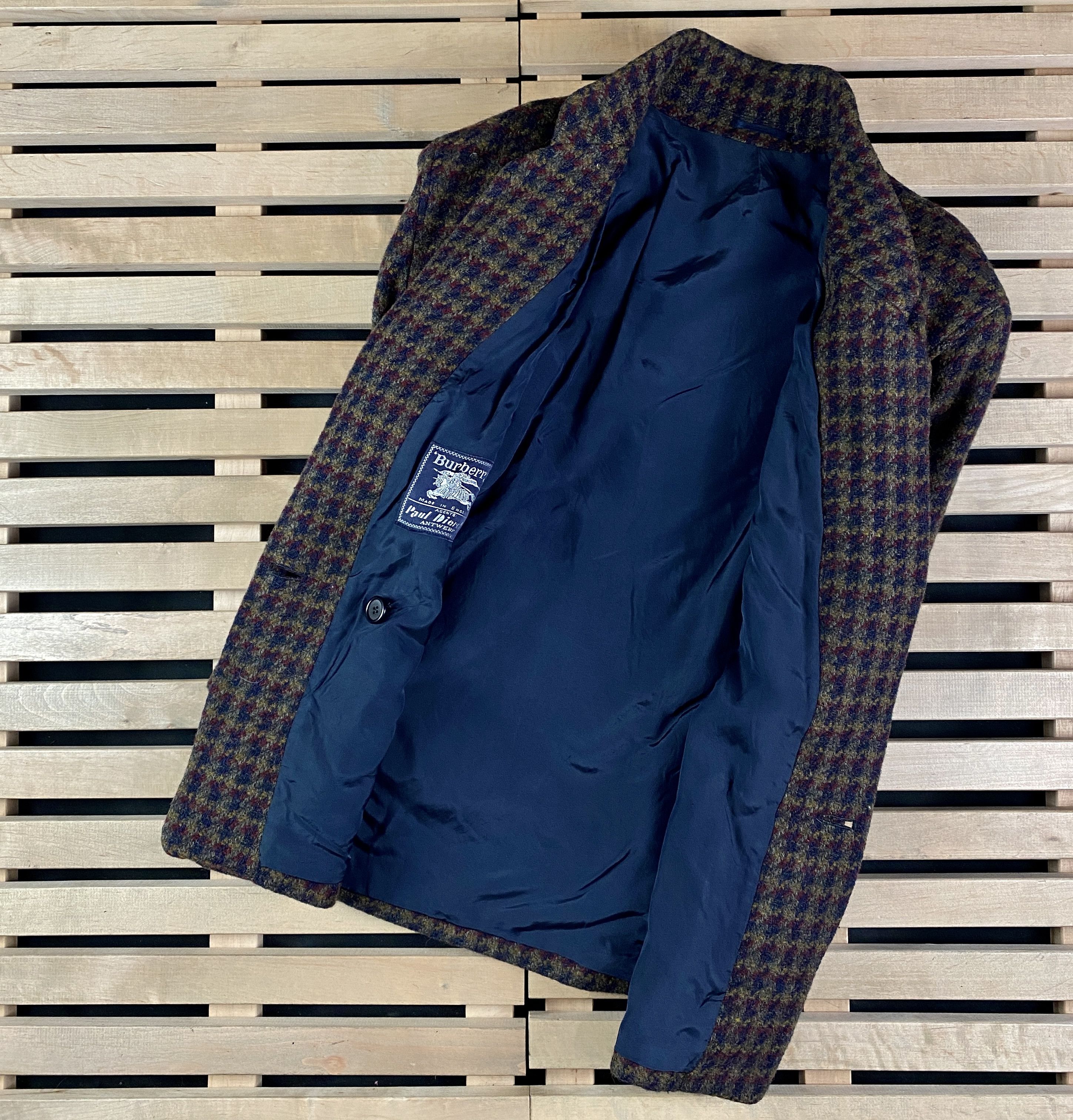 Burberry × Vintage Women’s Wool Blazer Jacket Burberrys Vintage Size M-L Size M / US 6-8 / IT 42-44 - 4 Thumbnail