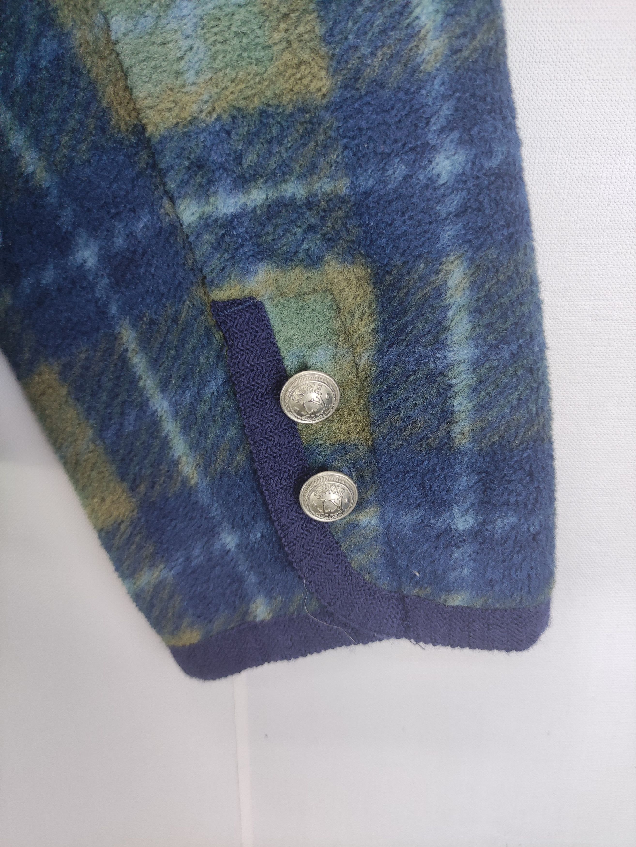 Japanese Brand Vintage Fleece Plaid Cardigan Brand Ketty Size M / US 6-8 / IT 42-44 - 8 Thumbnail