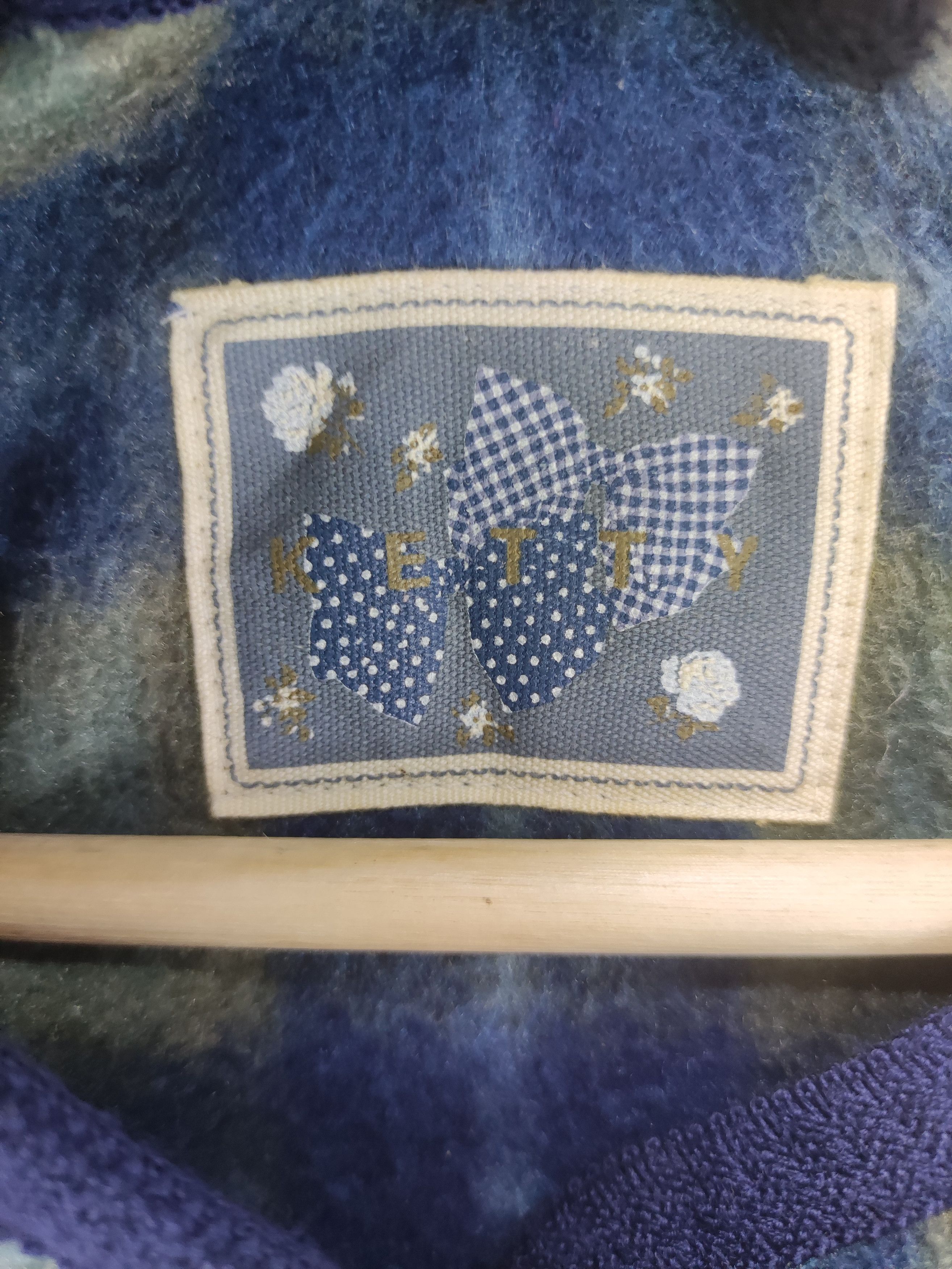 Japanese Brand Vintage Fleece Plaid Cardigan Brand Ketty Size M / US 6-8 / IT 42-44 - 4 Thumbnail