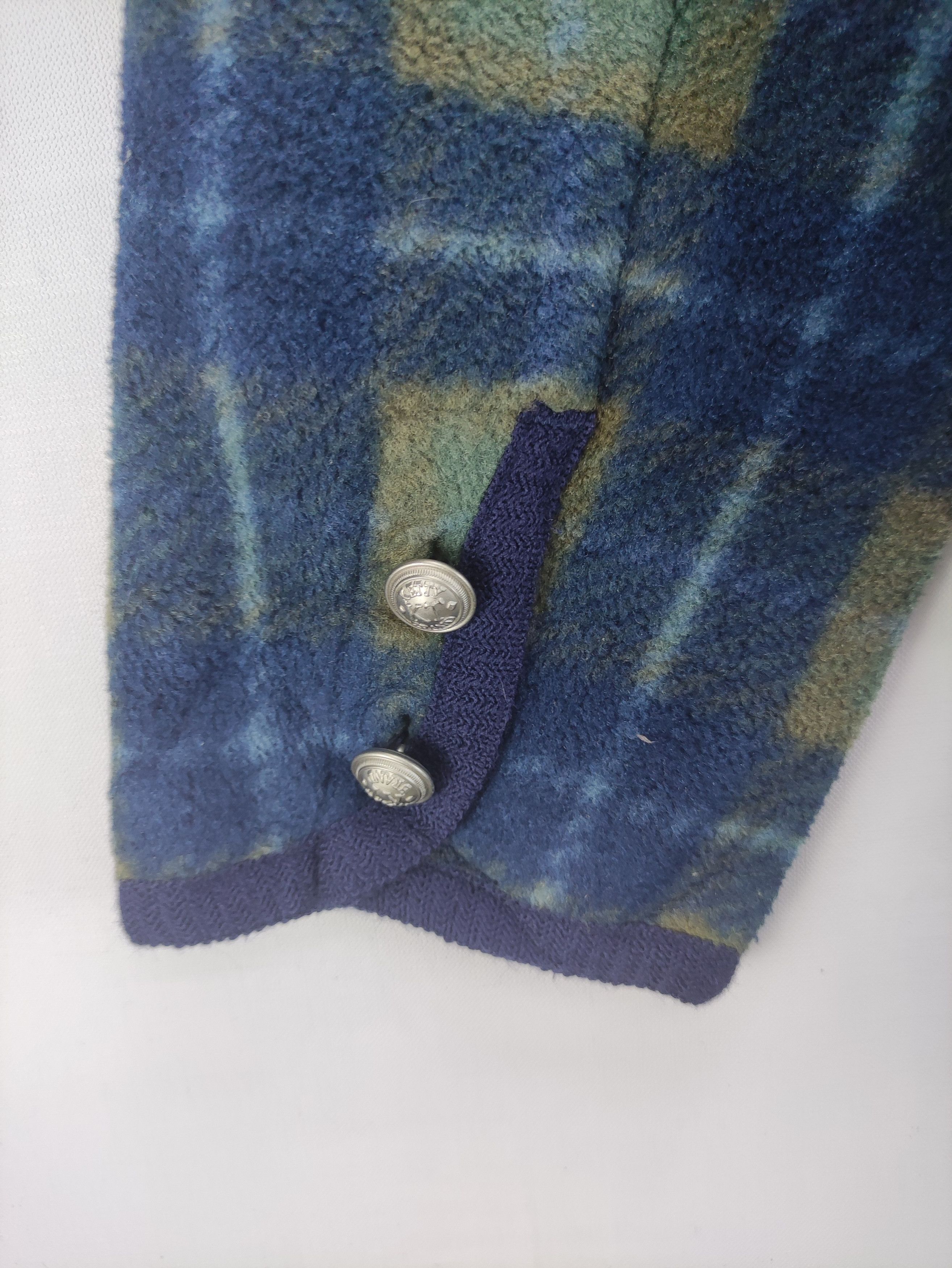 Japanese Brand Vintage Fleece Plaid Cardigan Brand Ketty Size M / US 6-8 / IT 42-44 - 9 Thumbnail