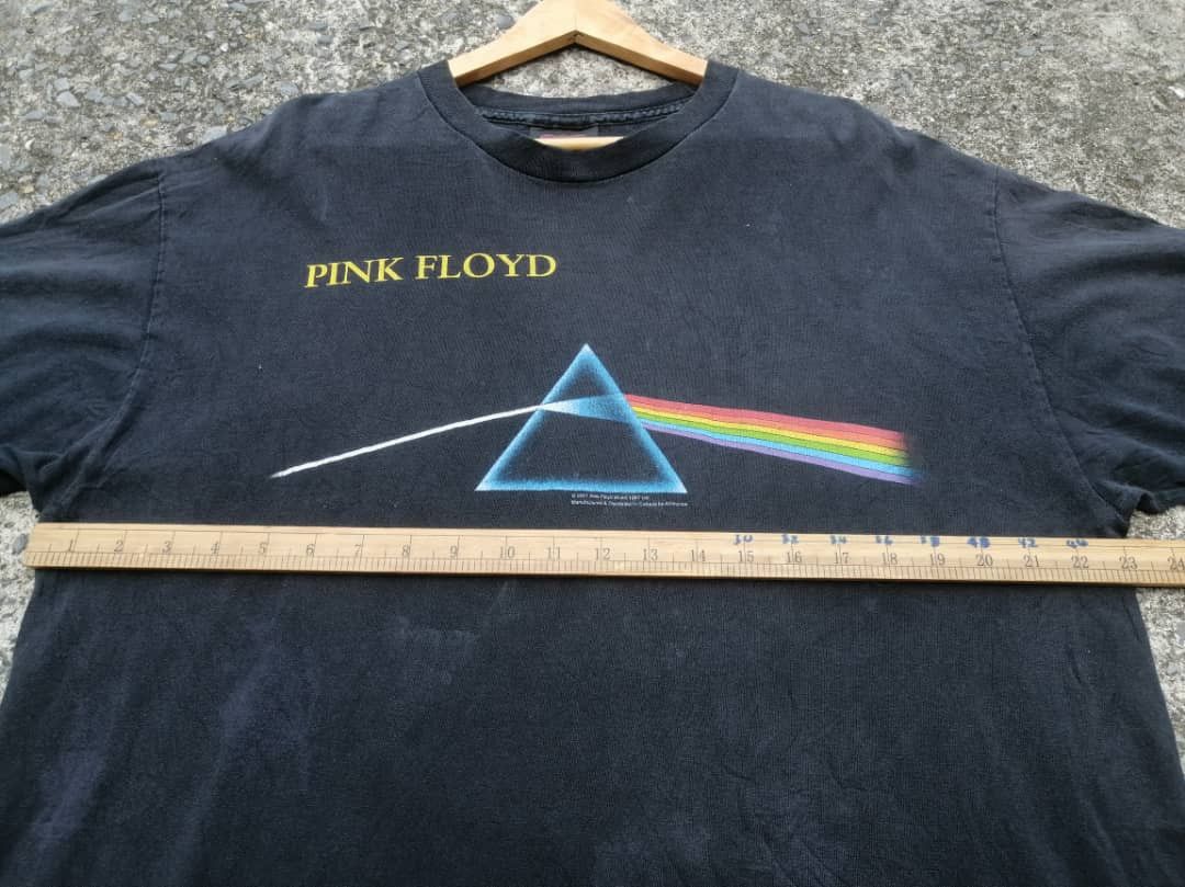 Band Tees × Pink Floyd × Vintage Vintage Pink Floyd Dark Side Of The Moon Tee Size US L / EU 52-54 / 3 - 8 Thumbnail