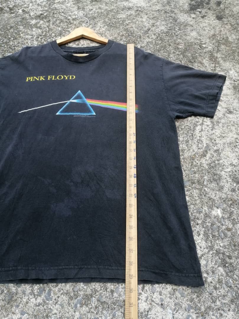 Band Tees × Pink Floyd × Vintage Vintage Pink Floyd Dark Side Of The Moon Tee Size US L / EU 52-54 / 3 - 2 Thumbnail
