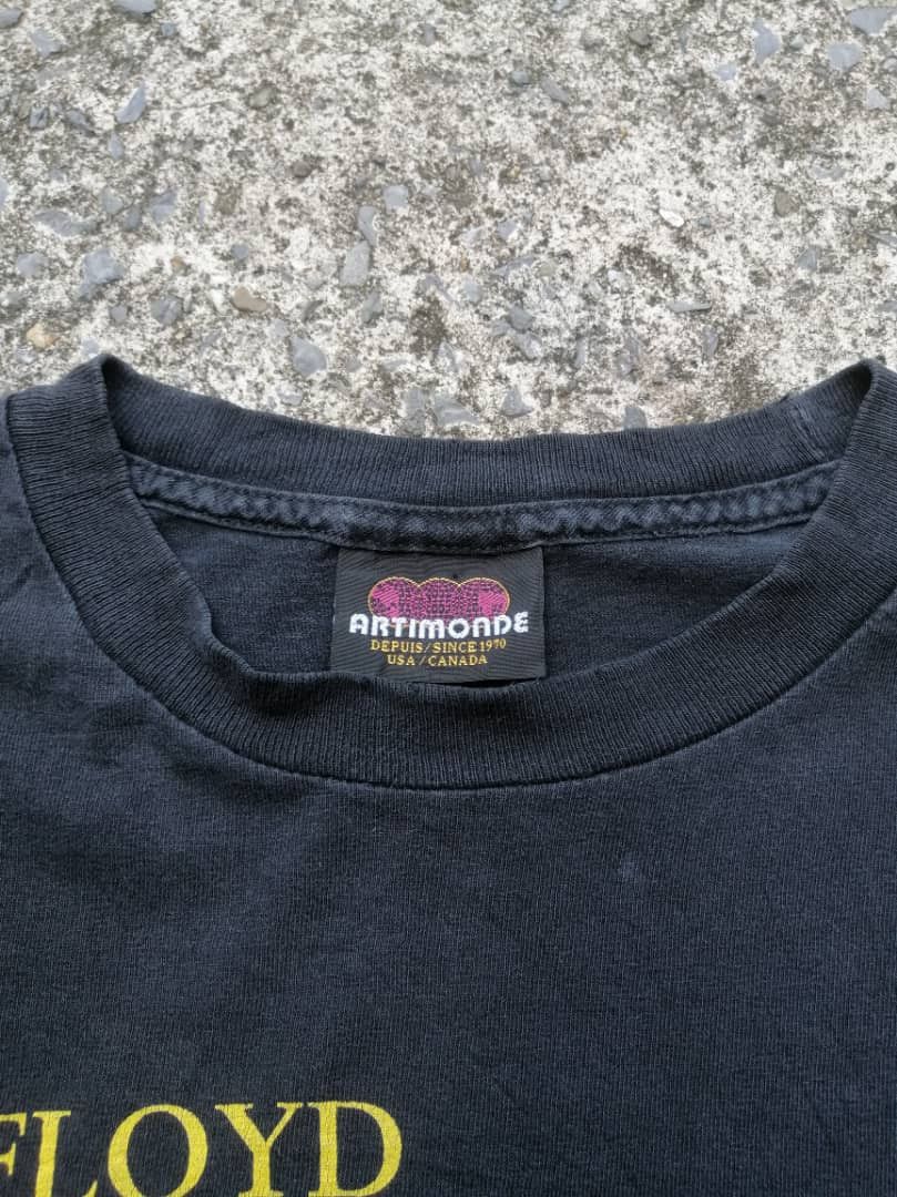 Band Tees × Pink Floyd × Vintage Vintage Pink Floyd Dark Side Of The Moon Tee Size US L / EU 52-54 / 3 - 10 Thumbnail