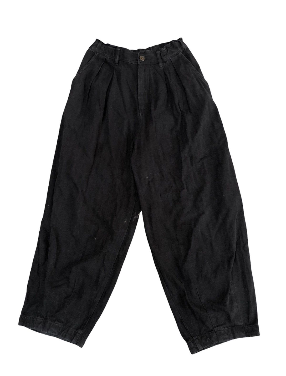 Designer × Japanese Brand Sunny Cloud Yohji Yamamoto Style Elastic Waist Loose Pants Size US 27 - 1 Thumbnail