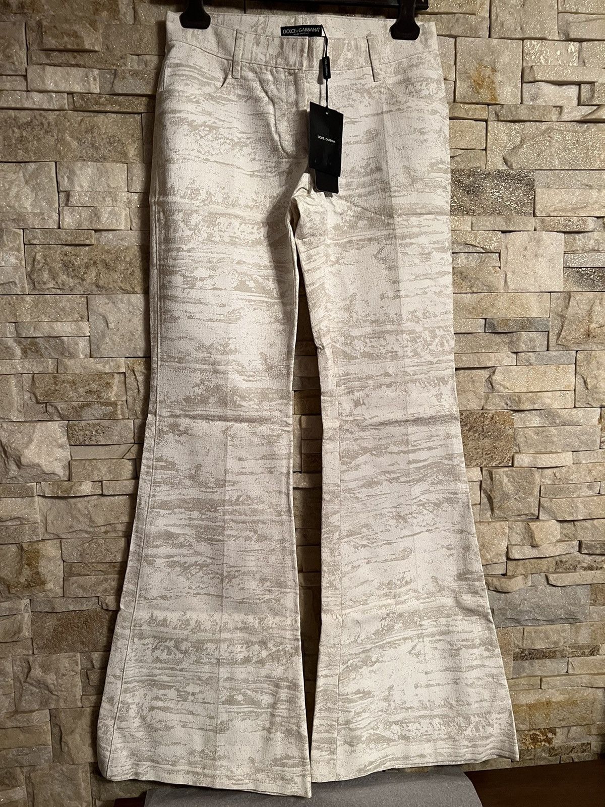 image of Dolce Gabbana Flare Leg Pants, Italy Siz 38 Us 4, Women's (Size 29)