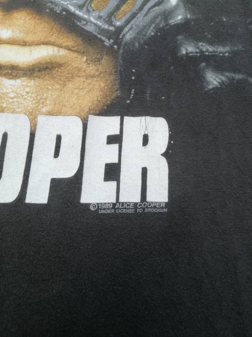 Band Tees × Vintage Vintage 90s Alice Cooper Trashes Japan 1990 Tour Size US M / EU 48-50 / 2 - 7 Thumbnail