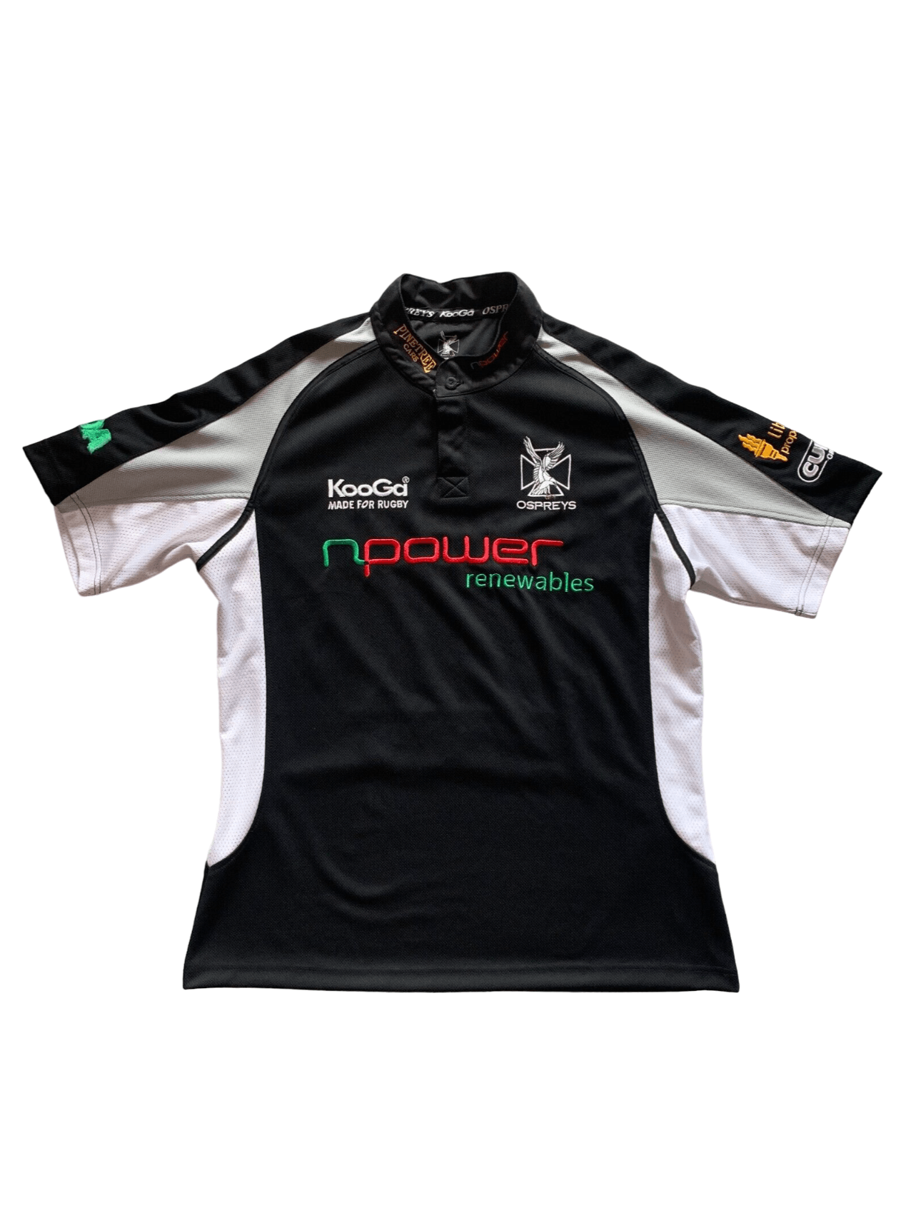 Maillot De Rugby Leicester Tigers England - Marque Kooga - Taille L - État Moyen (décoloration Légère)
