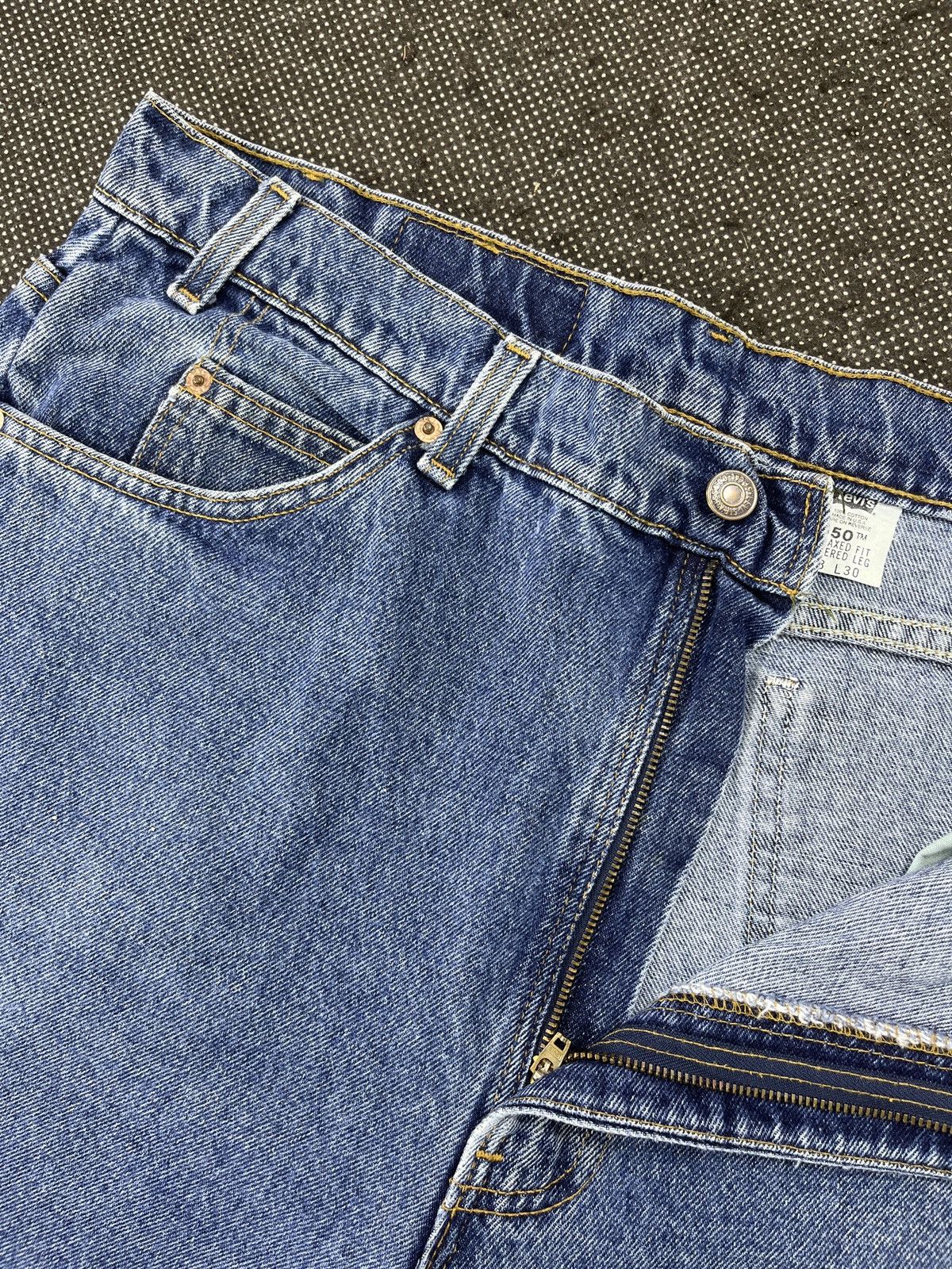 Levi's 90s Vintage Levis 550 Orange Tabs Jeans - J472 Size US 38 / EU 54 - 7 Thumbnail