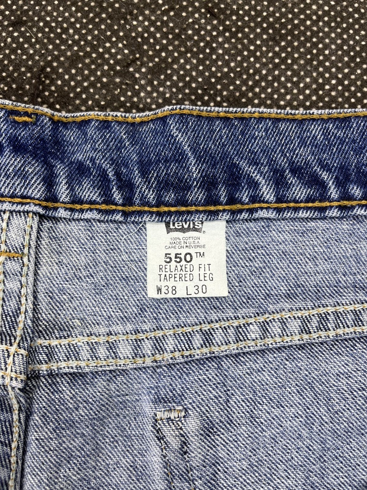 Levi's 90s Vintage Levis 550 Orange Tabs Jeans - J472 Size US 38 / EU 54 - 8 Thumbnail