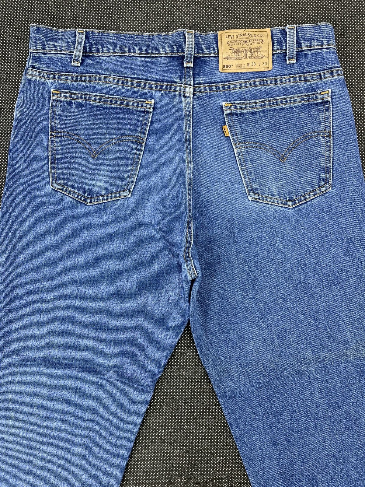 Levi's 90s Vintage Levis 550 Orange Tabs Jeans - J472 Size US 38 / EU 54 - 4 Thumbnail