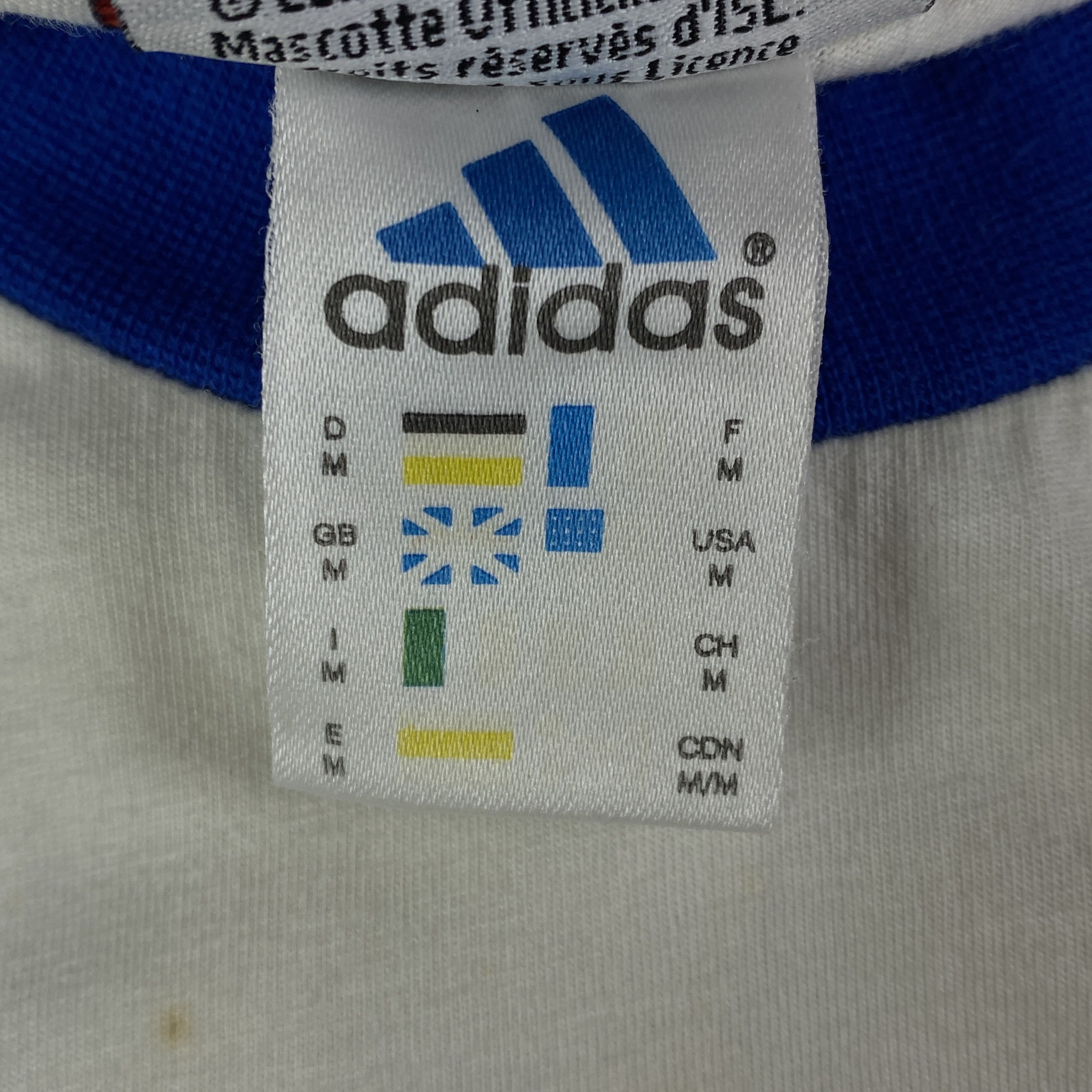 Vintage 1998 World Cup France T-Shirt Coupe De Monde Adidas Size S Size US S / EU 44-46 / 1 - 10 Thumbnail