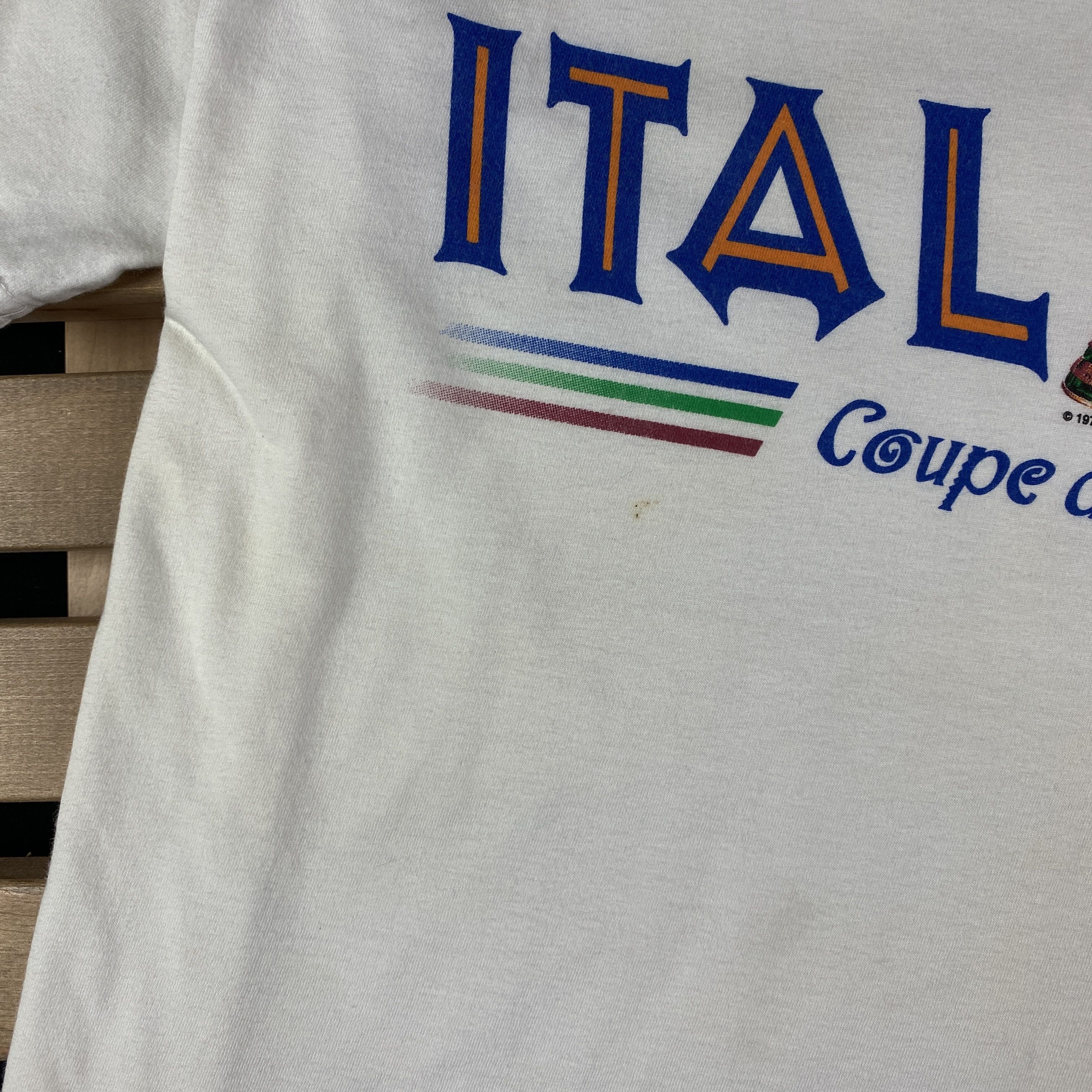 Vintage 1998 World Cup France T-Shirt Coupe De Monde Adidas Size S Size US S / EU 44-46 / 1 - 4 Thumbnail