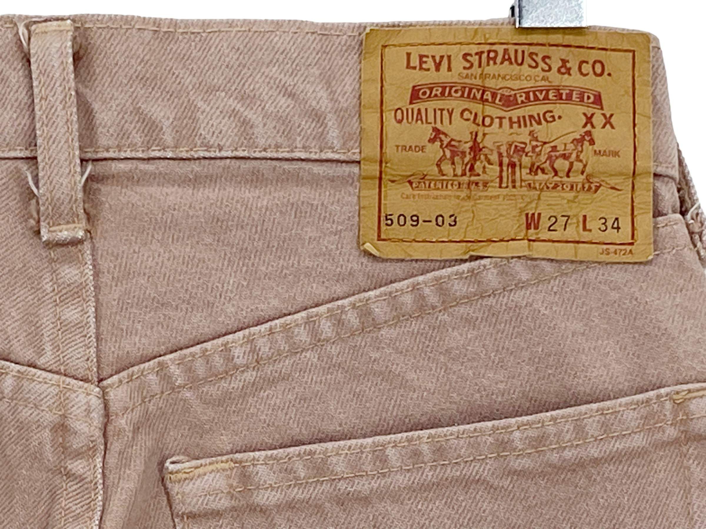 Levi's × Levi's Vintage Clothing 90s Levis Jeans Faded Brown High Waisted Jeans Made in Japan Size 26" / US 2 / IT 38 - 11 Thumbnail