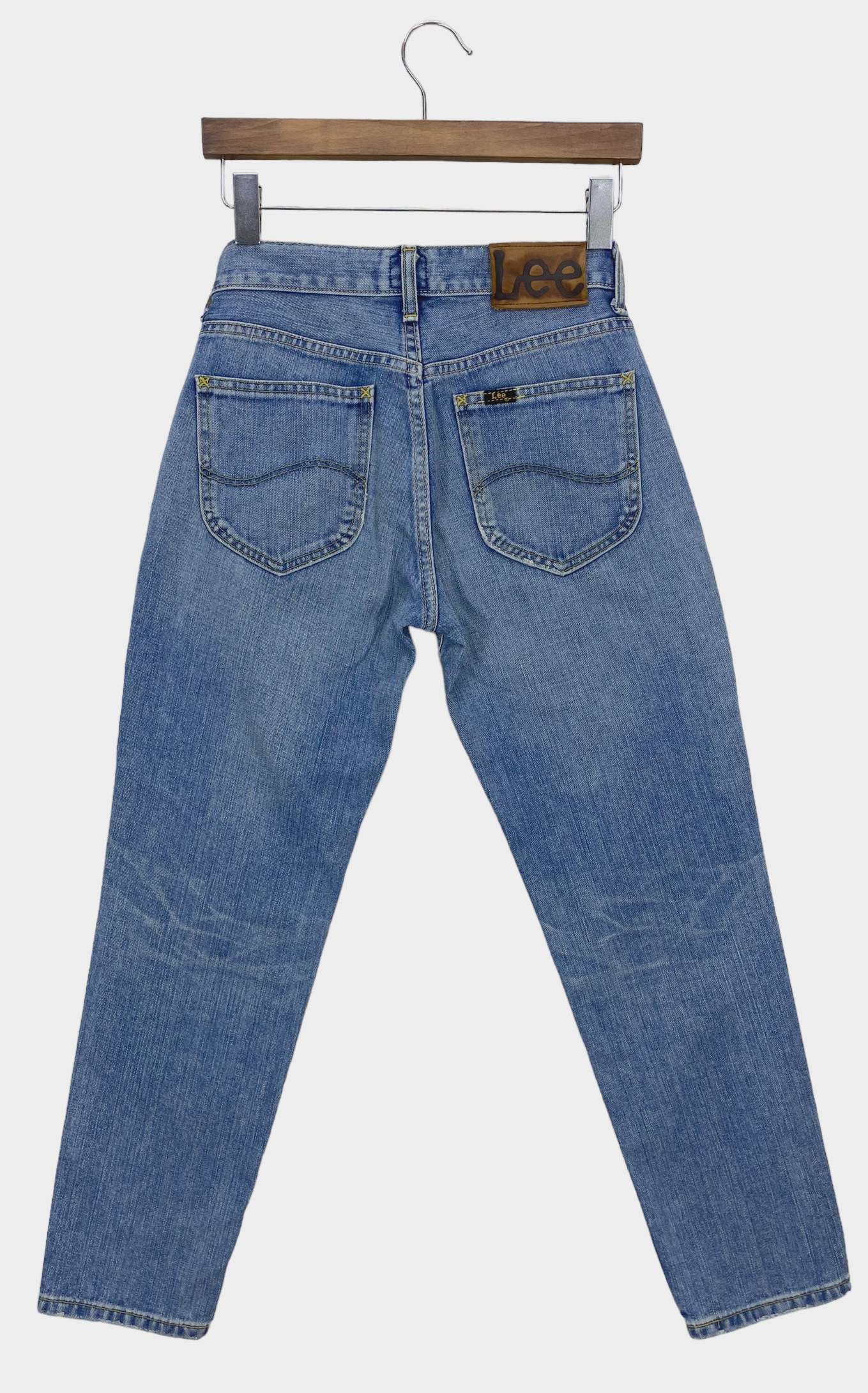 image of Beams Plus x Lee 90's Lee Riders X Beams Denim Jeans Cropped Jeans in Blue, Women's (Size 26)