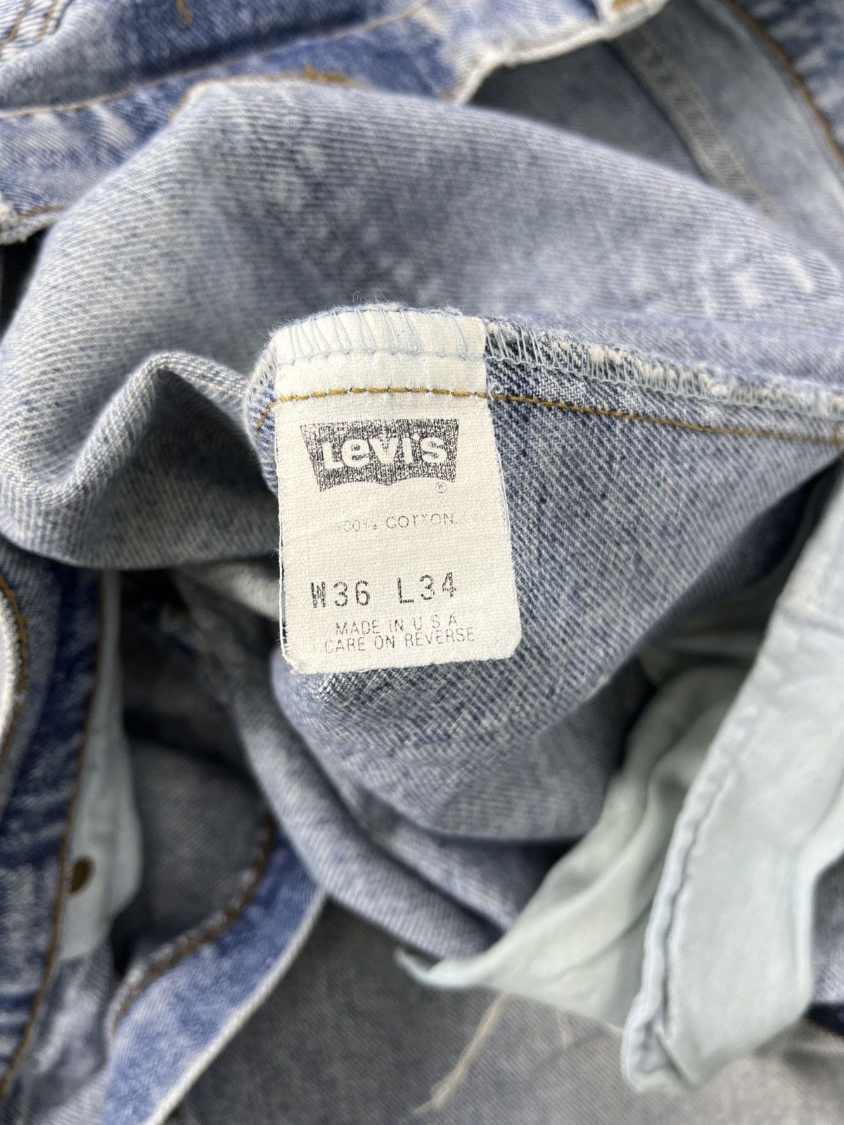 Levi's Vintage Levis 560 Distressed Jeans - J522 Size US 36 / EU 52 - 7 Thumbnail