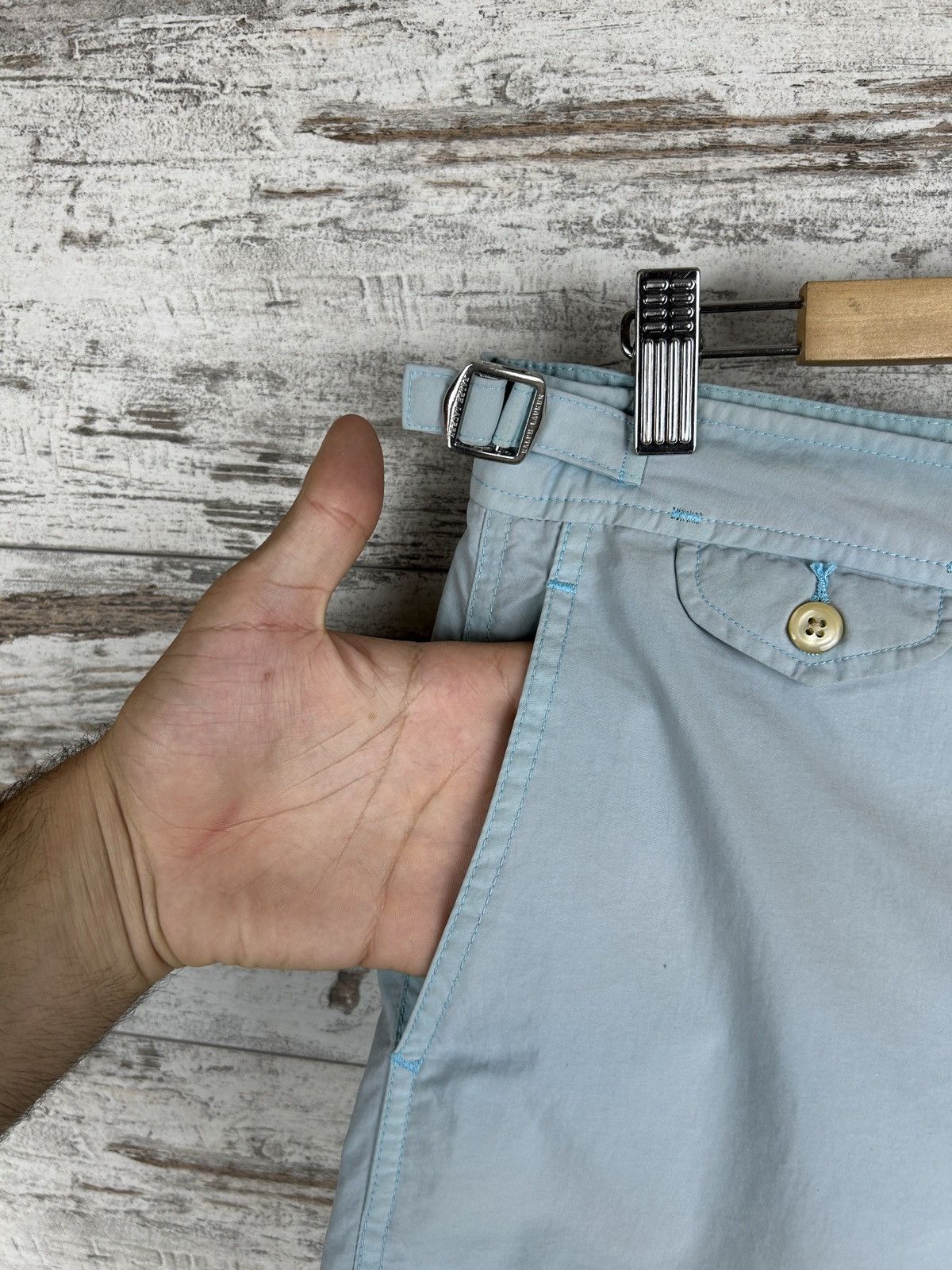 Polo Ralph Lauren × Vintage Mens Vintage Polo Ralph Lauren Nylon shorts distressed y2k Size US 32 / EU 48 - 5 Thumbnail