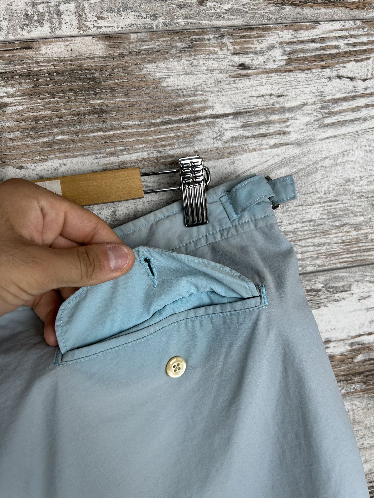 Polo Ralph Lauren × Vintage Mens Vintage Polo Ralph Lauren Nylon shorts distressed y2k Size US 32 / EU 48 - 14 Thumbnail