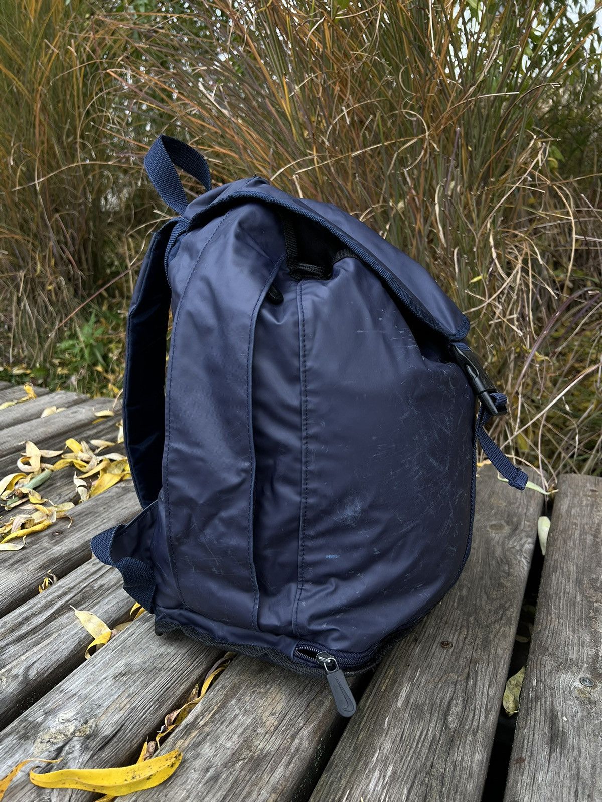 Nike × Vintage •Free shipping• Vintage Nike Backpack Bag Swoosh Size ONE SIZE - 5 Thumbnail