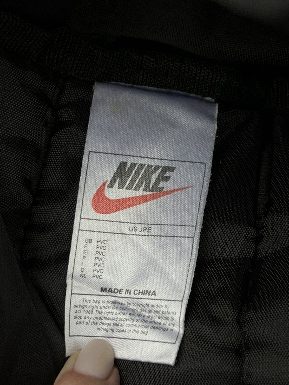 Nike × Vintage •Free shipping• Vintage Nike Backpack Bag Swoosh Size ONE SIZE - 15 Thumbnail