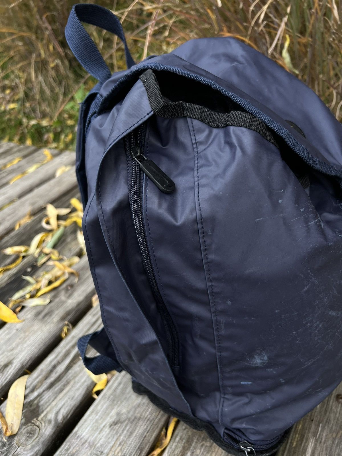 Nike × Vintage •Free shipping• Vintage Nike Backpack Bag Swoosh Size ONE SIZE - 6 Thumbnail