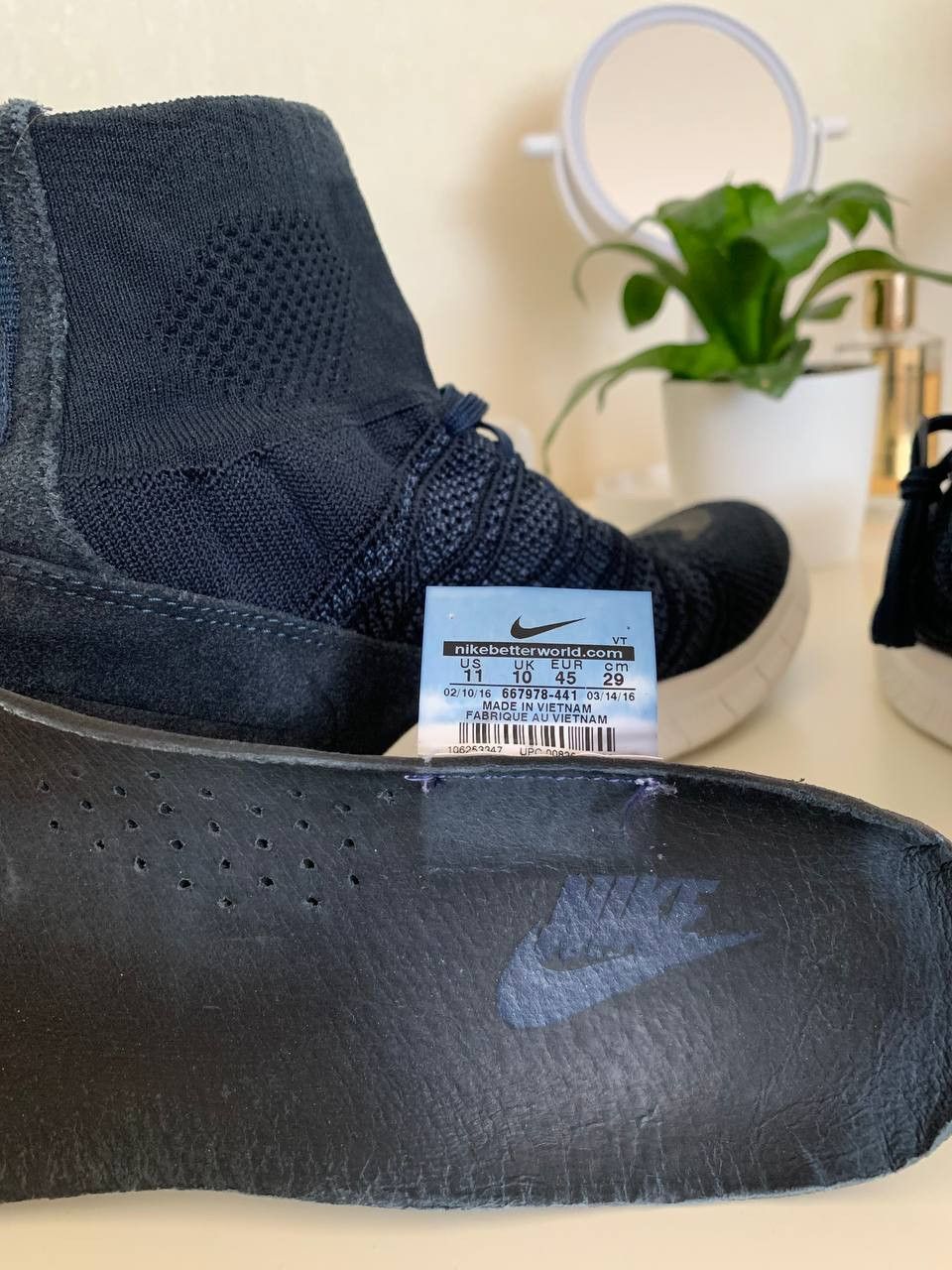 Nike Nike Free Flyknit Mercurial Superfly Obsidian Size US 11 / EU 44 - 3 Thumbnail