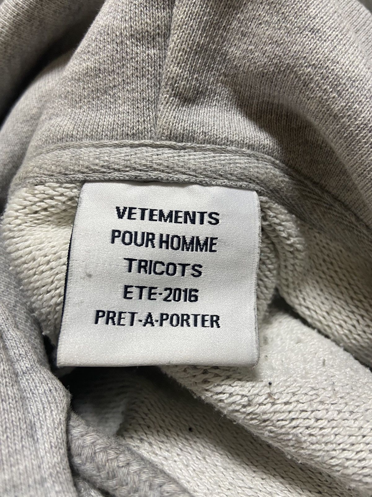 Vetements S Vetements 16ss oversized parady logo hoodie Size US S / EU 44-46 / 1 - 4 Thumbnail