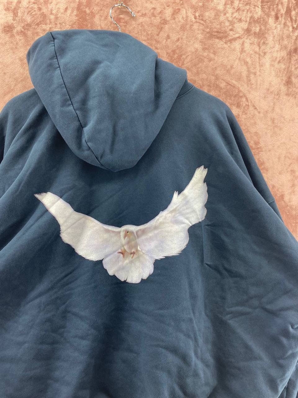 Gap × Kanye West YEEZY Gap Engineered by Balenciaga Dove Hoodie Dark Blue L Size US L / EU 52-54 / 3 - 3 Thumbnail
