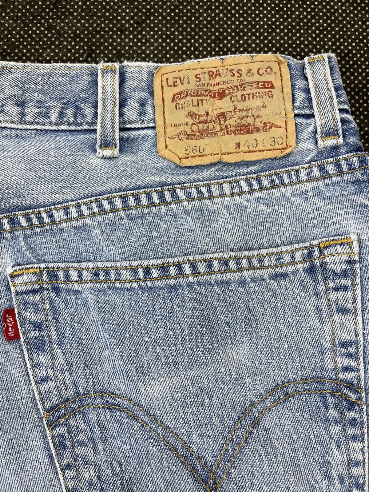 Levi's Vintage Levis 560 Stone Wash Jeans - J714 Size US 40 / EU 56 - 10 Thumbnail