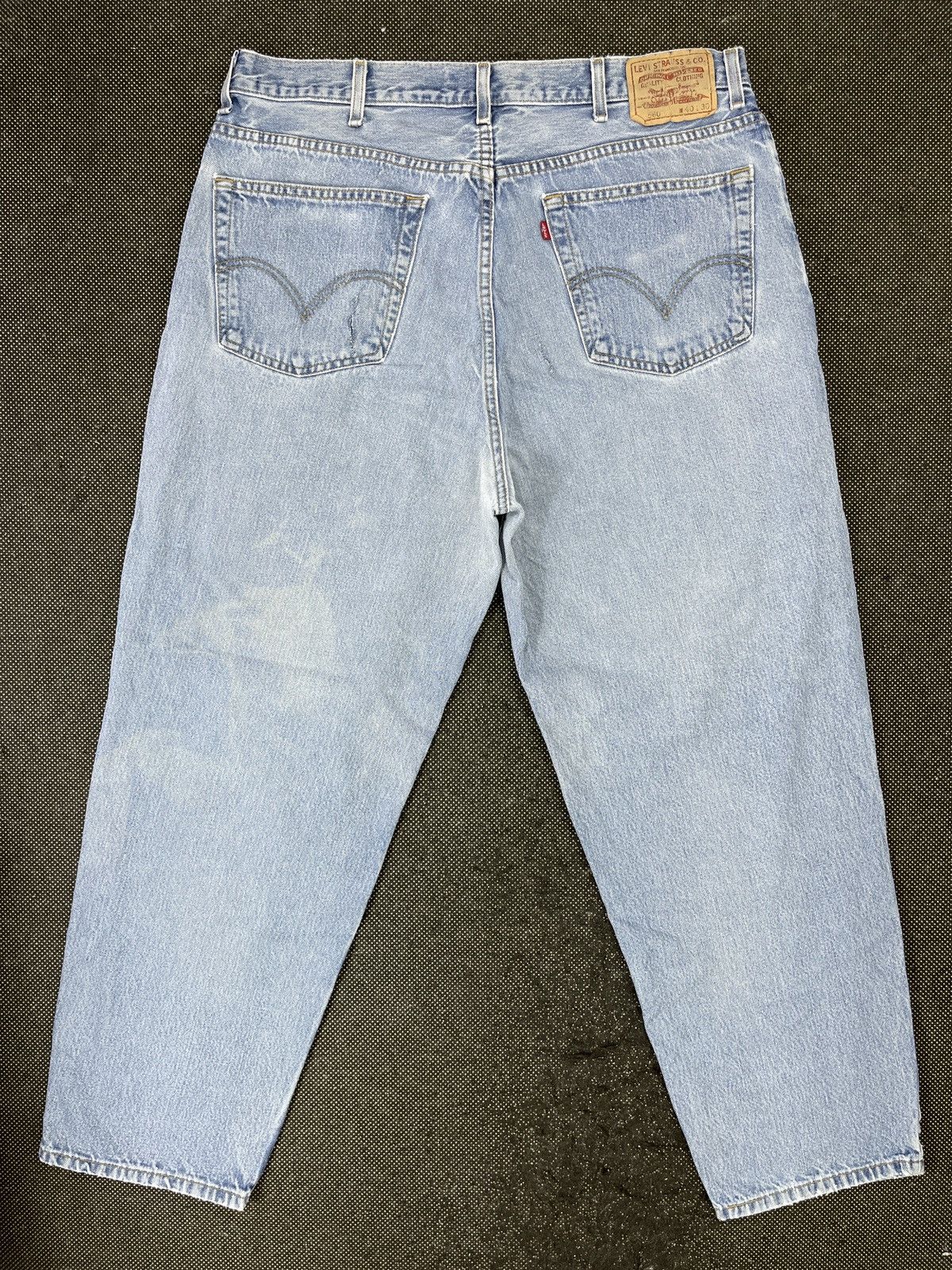 Levi's Vintage Levis 560 Stone Wash Jeans - J714 Size US 40 / EU 56 - 2 Thumbnail