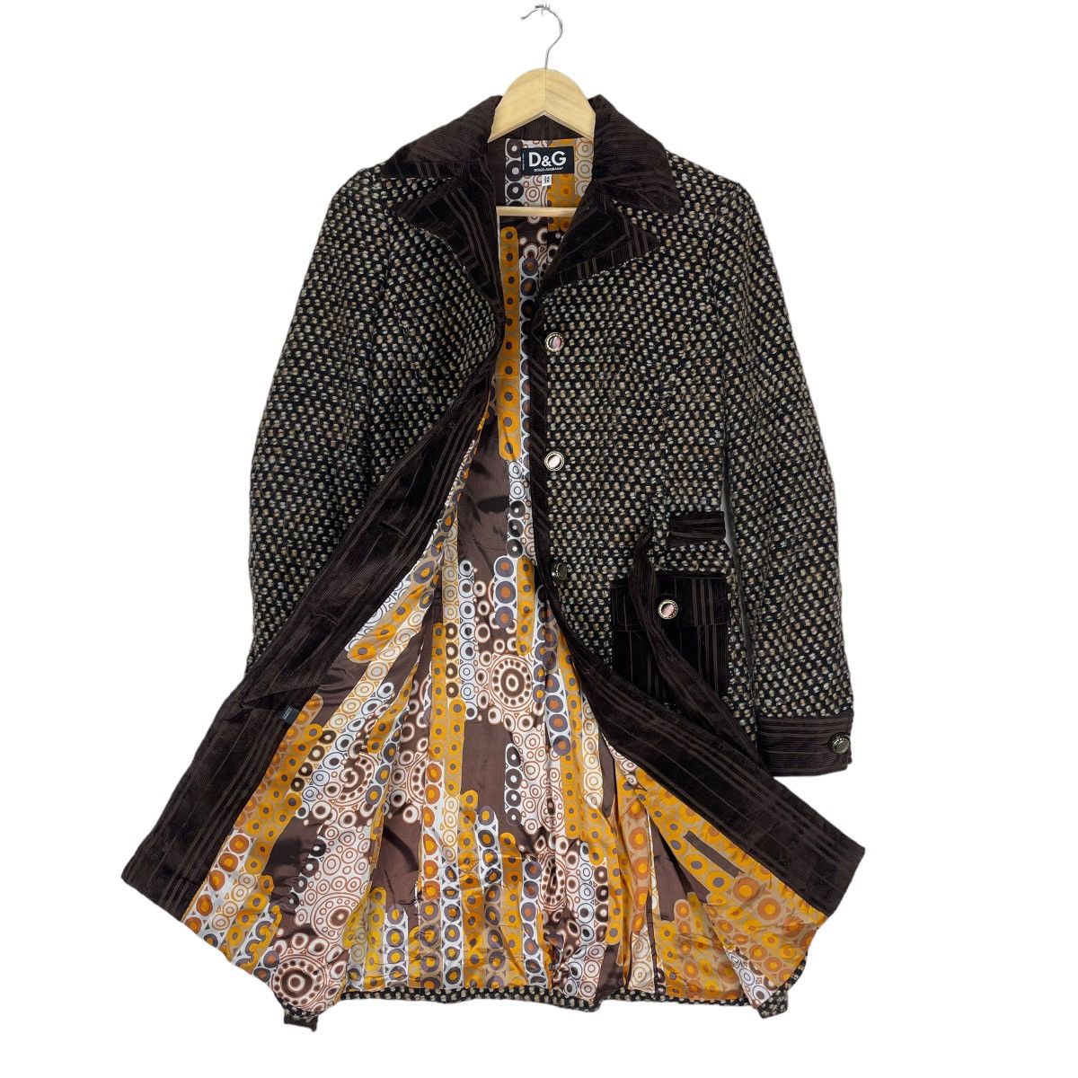 Dolce & Gabbana 🌟DOLCE & GABBANA PETITE WITH BELT LONG JACKET Size S / US 4 / IT 40 - 5 Thumbnail