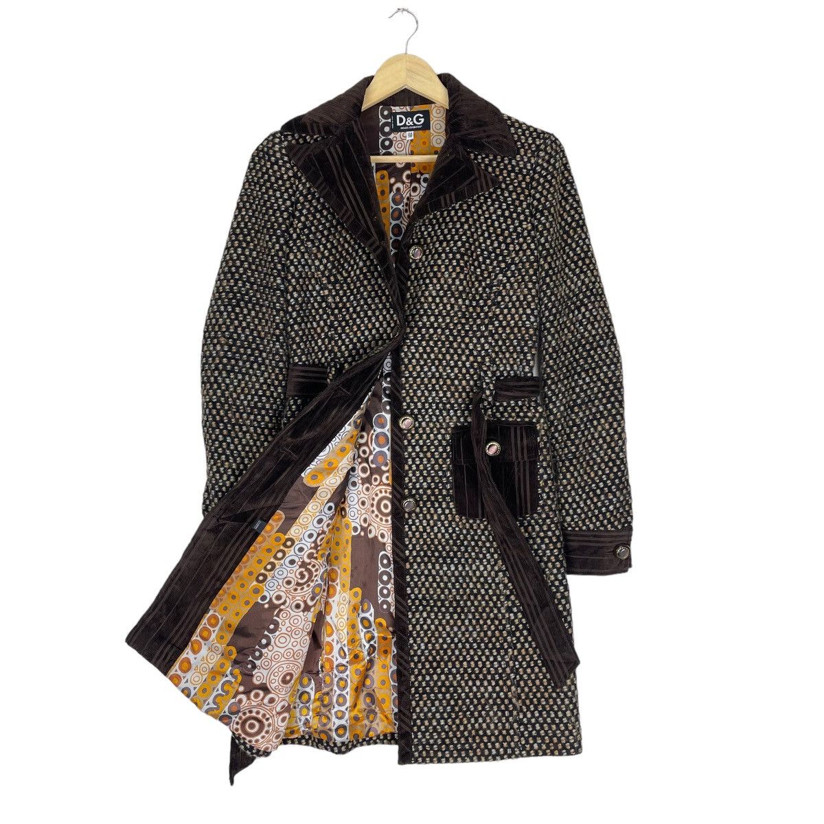 Dolce & Gabbana 🌟DOLCE & GABBANA PETITE WITH BELT LONG JACKET Size S / US 4 / IT 40 - 1 Thumbnail