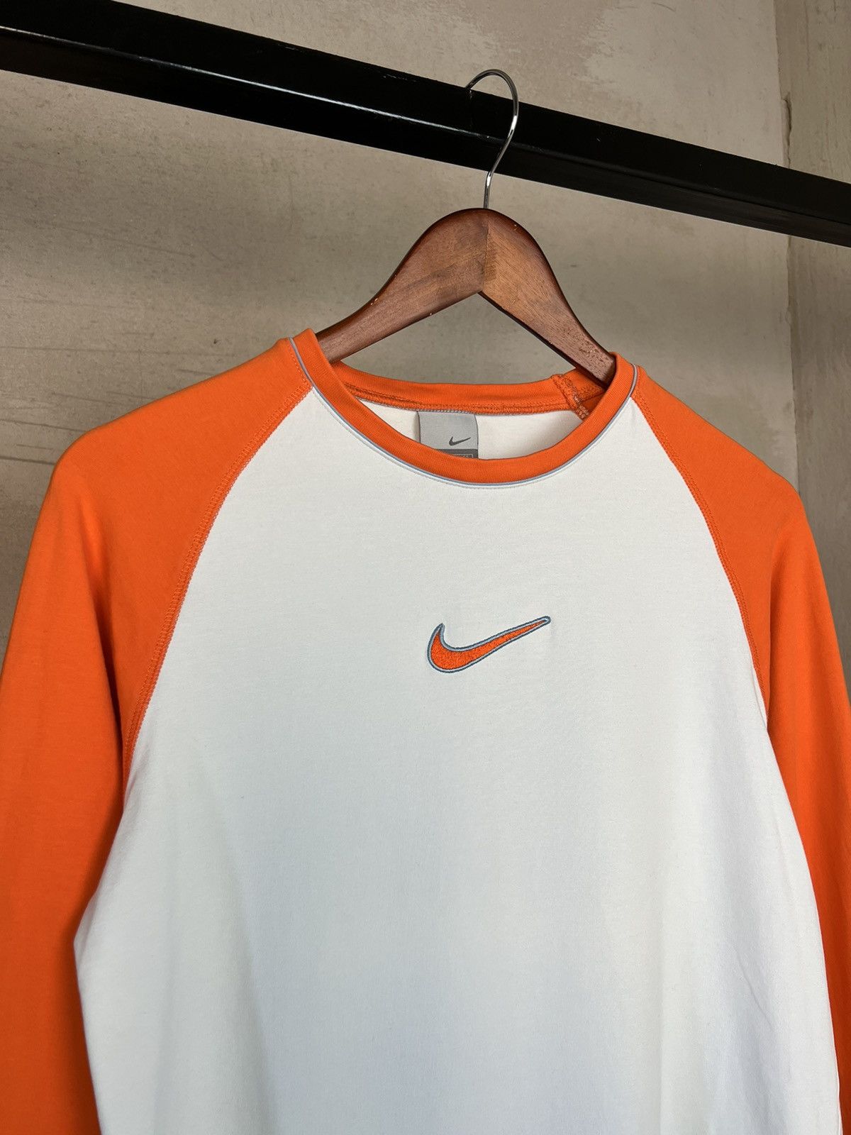 Nike × Vintage Vintage Nike Center Swoosh Long Sleeve Size M / US 6-8 / IT 42-44 - 2 Thumbnail