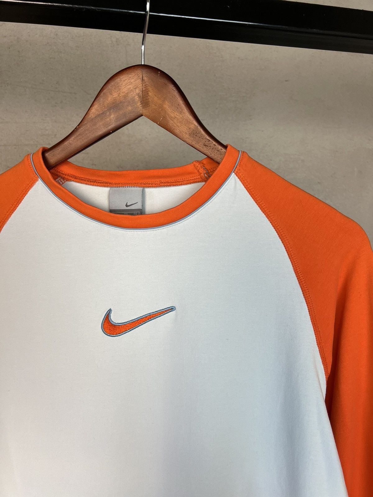 Nike × Vintage Vintage Nike Center Swoosh Long Sleeve Size M / US 6-8 / IT 42-44 - 3 Thumbnail