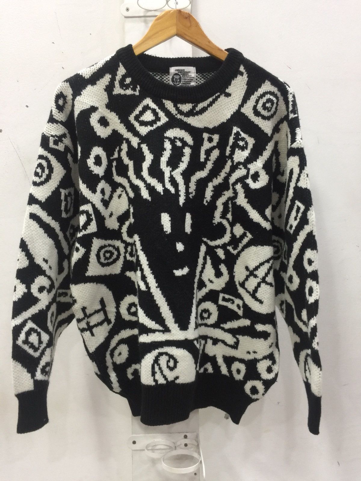 Cartoon Network × Vintage 💥final drope💥Vintage Fidodido knitwear full Print 80s Size US L / EU 52-54 / 3 - 2 Thumbnail