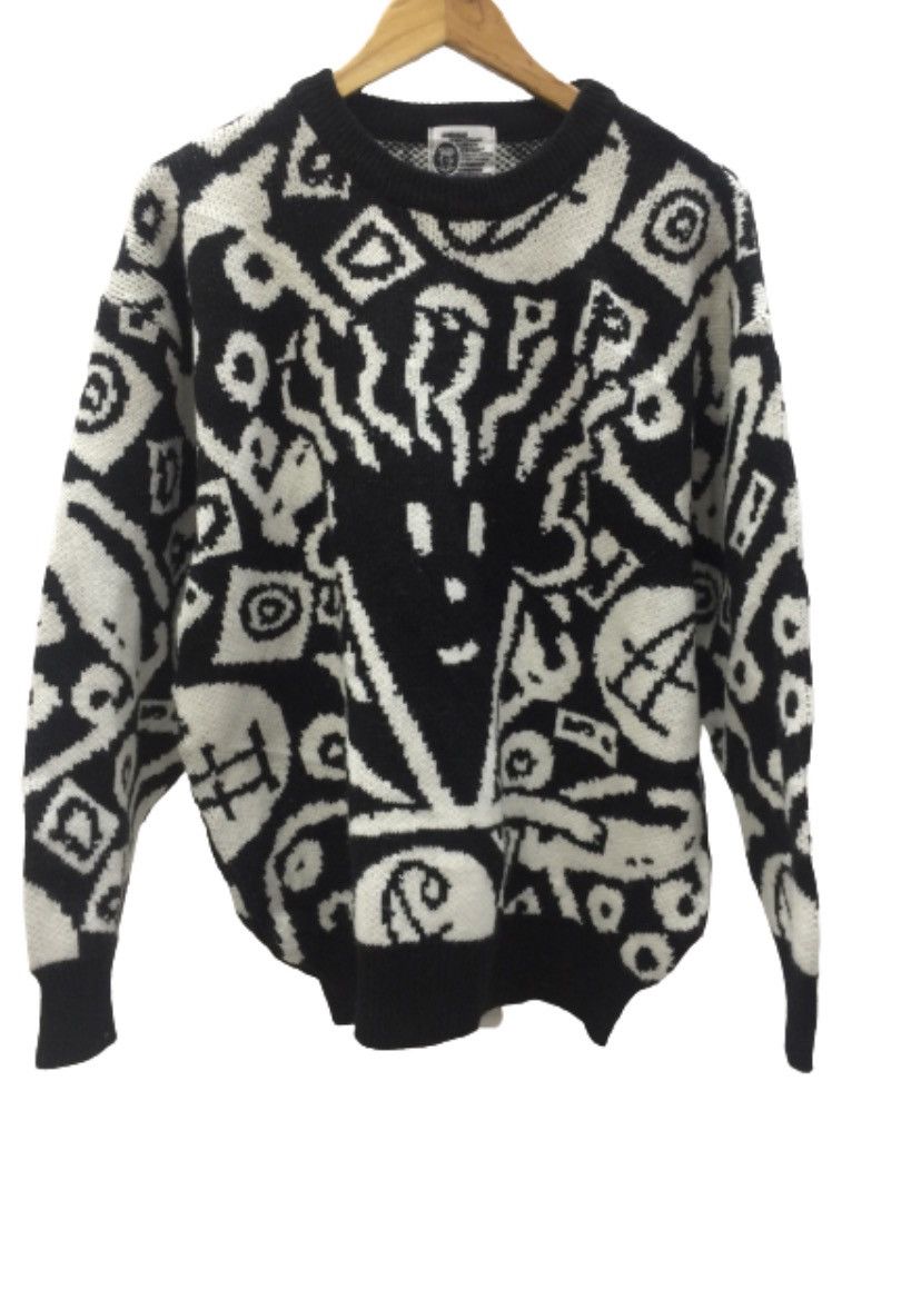 Cartoon Network × Vintage 💥final drope💥Vintage Fidodido knitwear full Print 80s Size US L / EU 52-54 / 3 - 1 Thumbnail