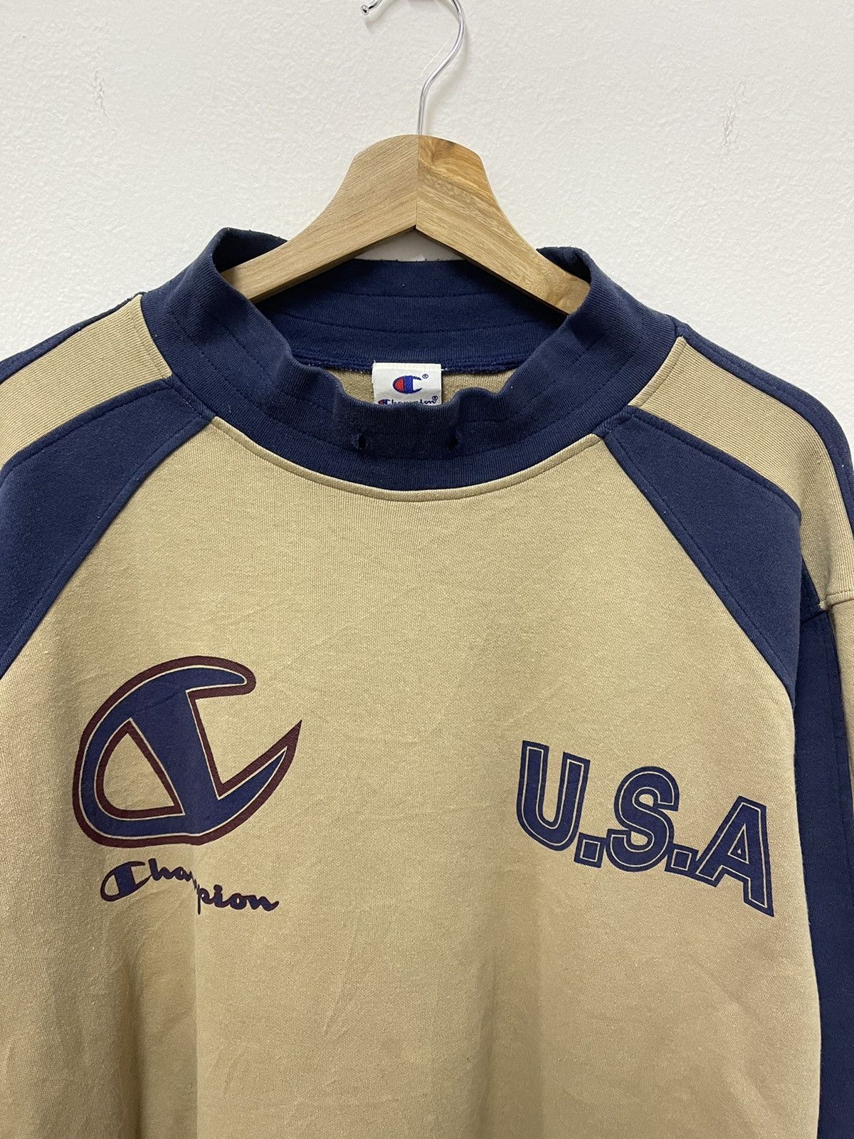 Champion × Japanese Brand × Vintage Vintage Champion Script Logo C Crewneck Longsleeve Tshirt Size US M / EU 48-50 / 2 - 2 Thumbnail