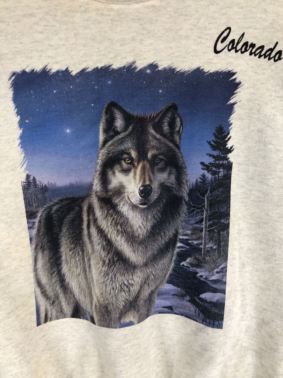 Rap Tees × Vintage 90s Rare Wolf HL Miller Graphic streetwear fashion hip hop Size US M / EU 48-50 / 2 - 6 Thumbnail