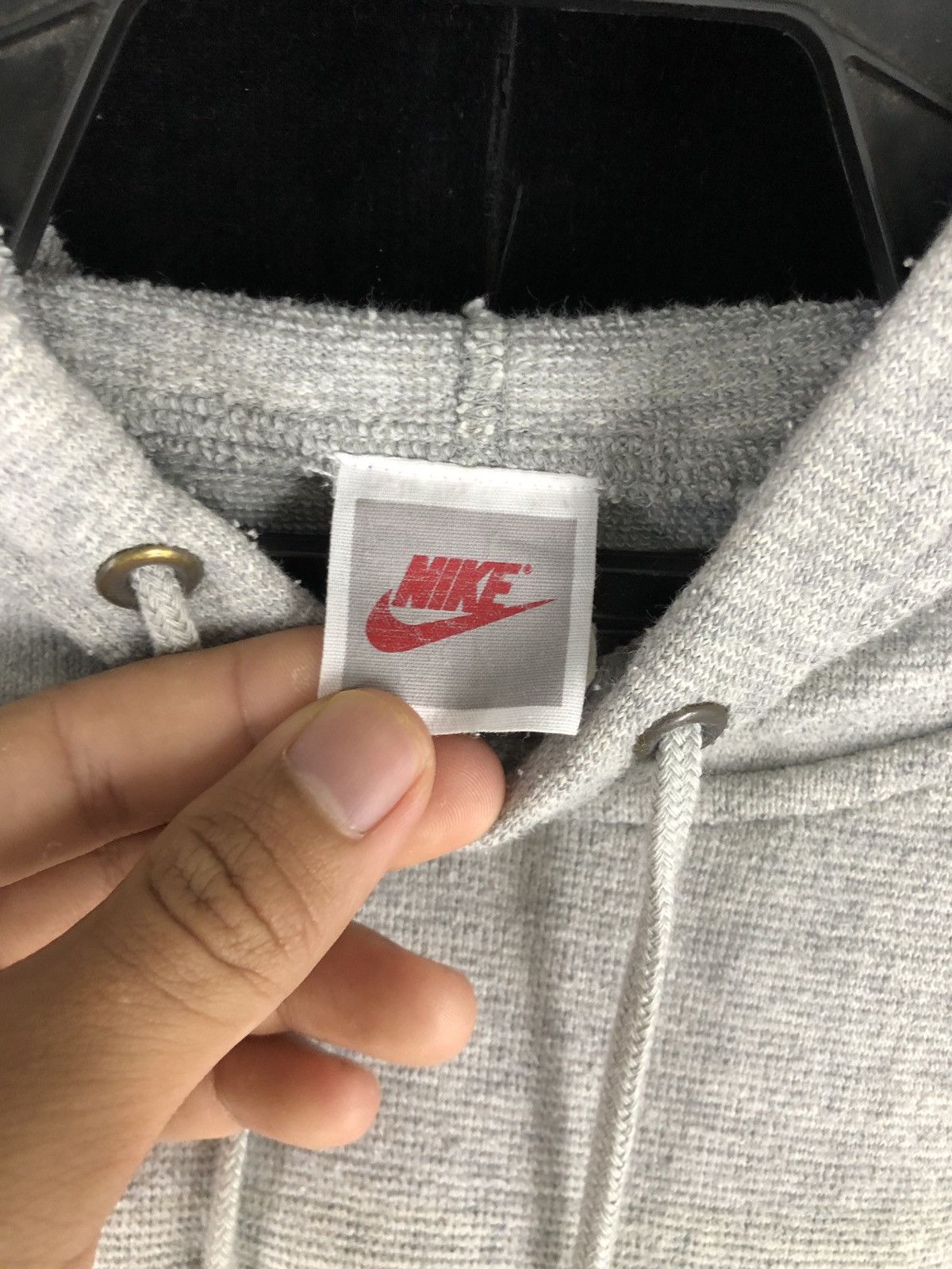 Nike × Vintage Vintage Nike Big Logo Hoodie Spell Out Streetwear Hip Hop Size US M / EU 48-50 / 2 - 10 Thumbnail