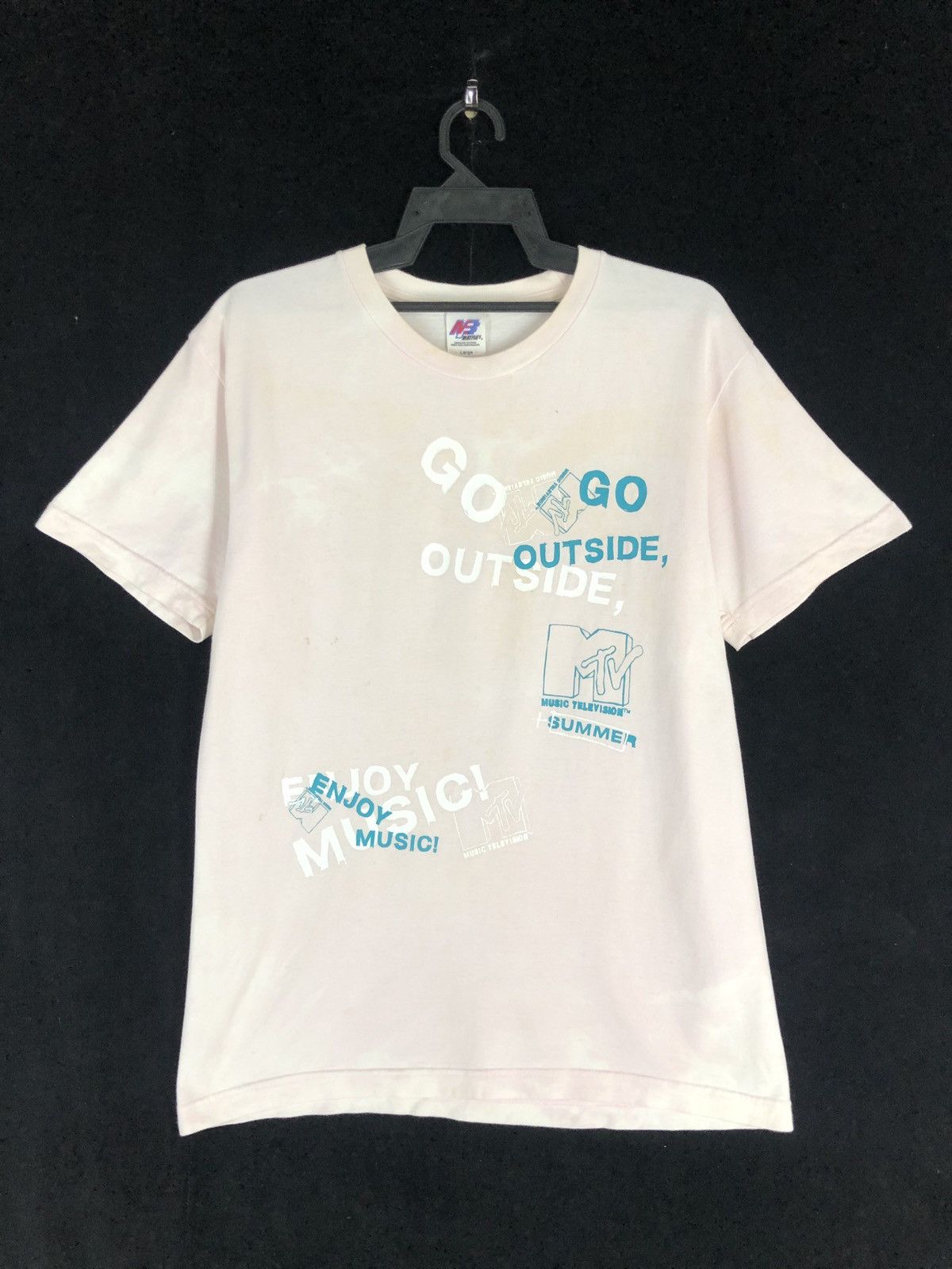 Mtv × Vintage MTV Music Television rare tee Size US L / EU 52-54 / 3 - 1 Thumbnail