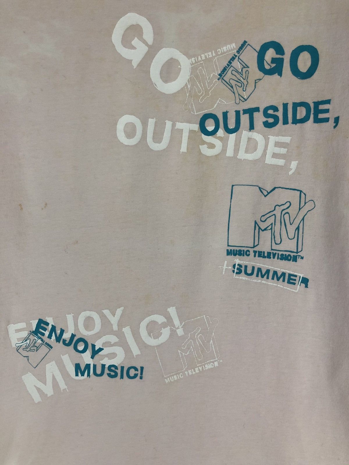 Mtv × Vintage MTV Music Television rare tee Size US L / EU 52-54 / 3 - 6 Thumbnail