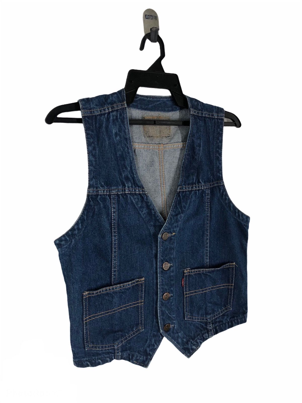 Big John × Vintage Vintage Big John denim vest Size US M / EU 48-50 / 2 - 4 Thumbnail