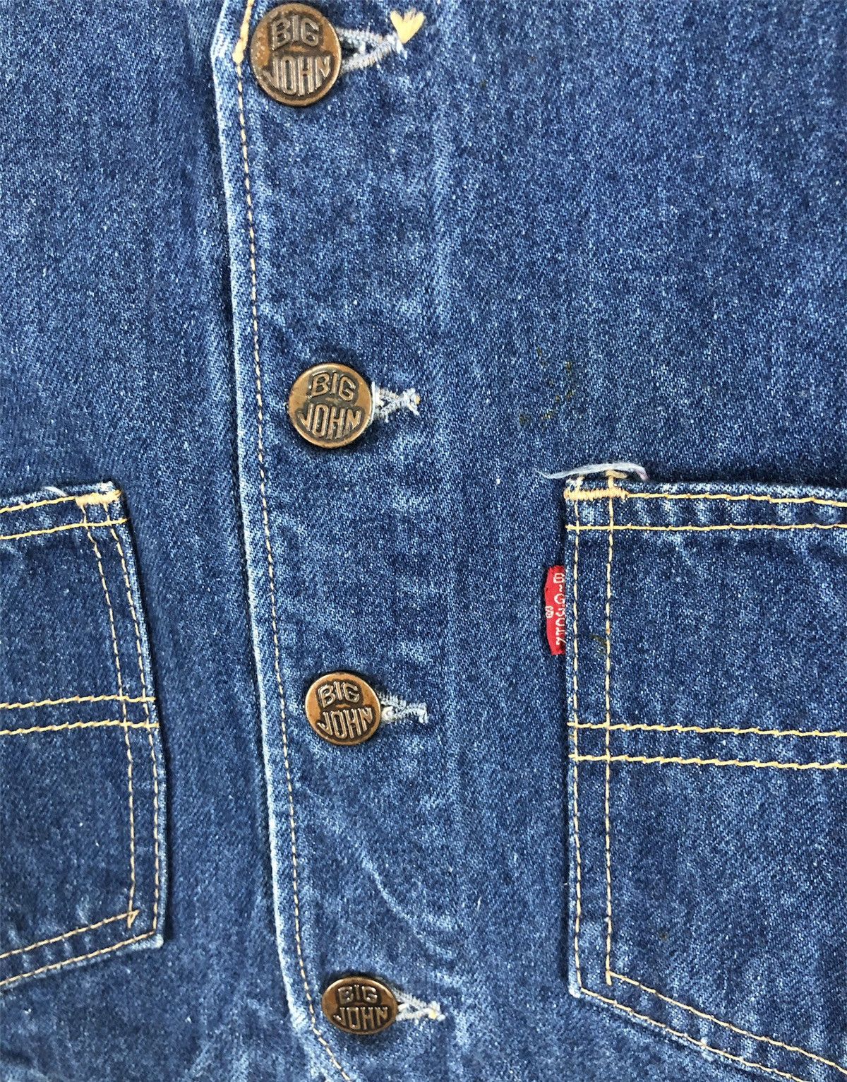 Big John × Vintage Vintage Big John denim vest Size US M / EU 48-50 / 2 - 6 Thumbnail