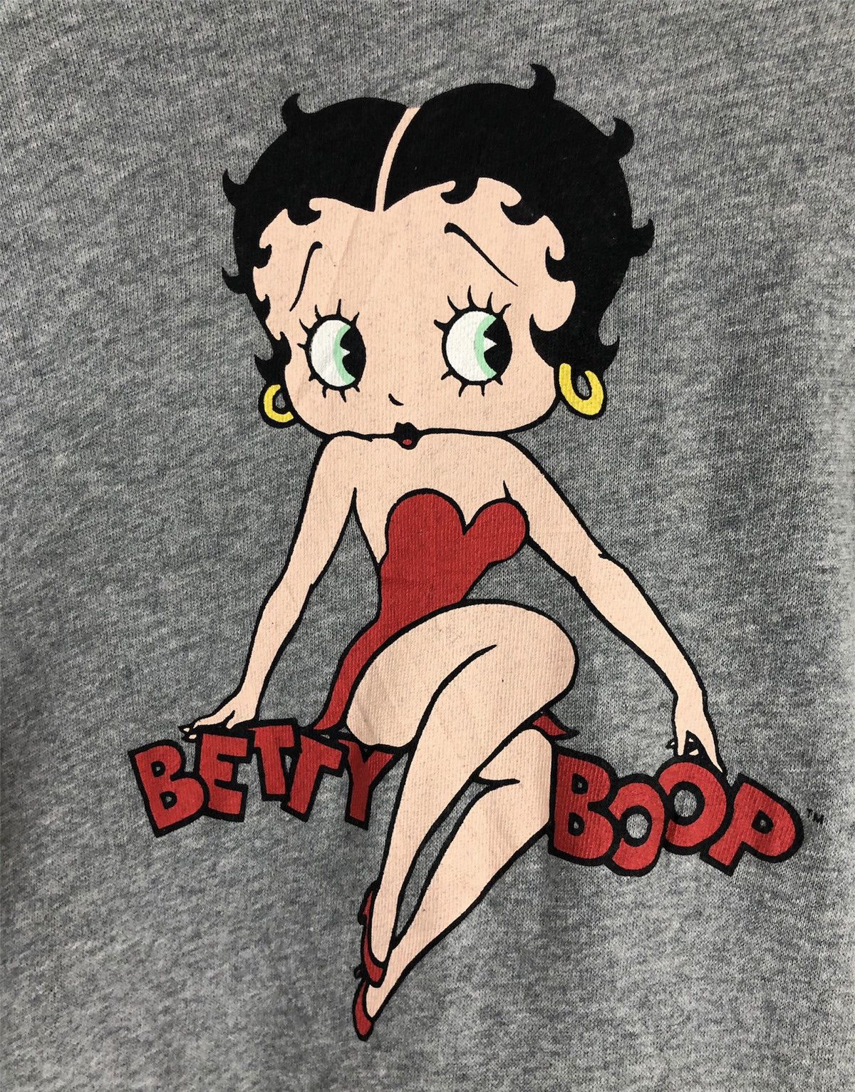 Cartoon Network × Disney × Vintage 90s Vintage Betty Boop Big Print Hoodies Size US M / EU 48-50 / 2 - 6 Thumbnail