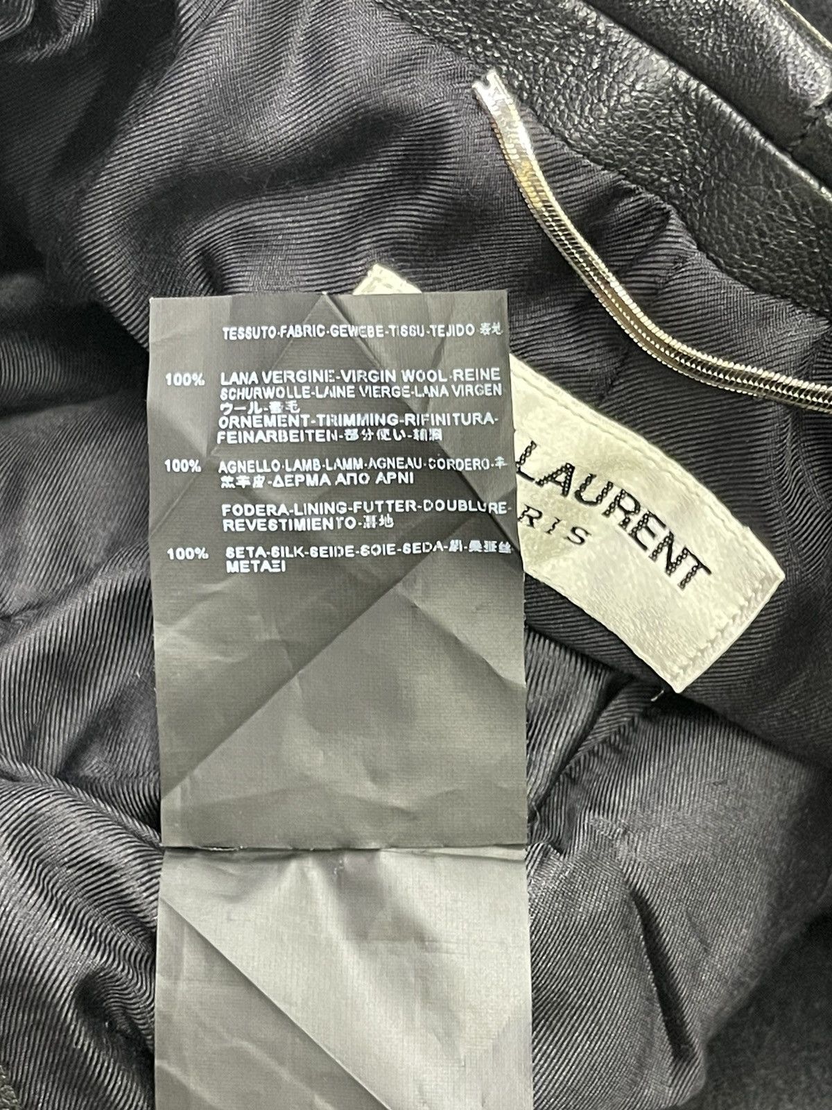 Saint Laurent Paris FALL WINTER 2013 STUDDED JACKET Size 48S - 7 Thumbnail
