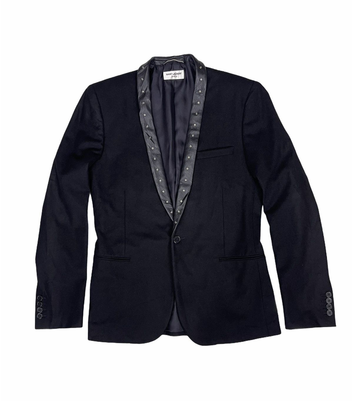 Saint Laurent Paris FALL WINTER 2013 STUDDED JACKET Size 48S - 3 Thumbnail