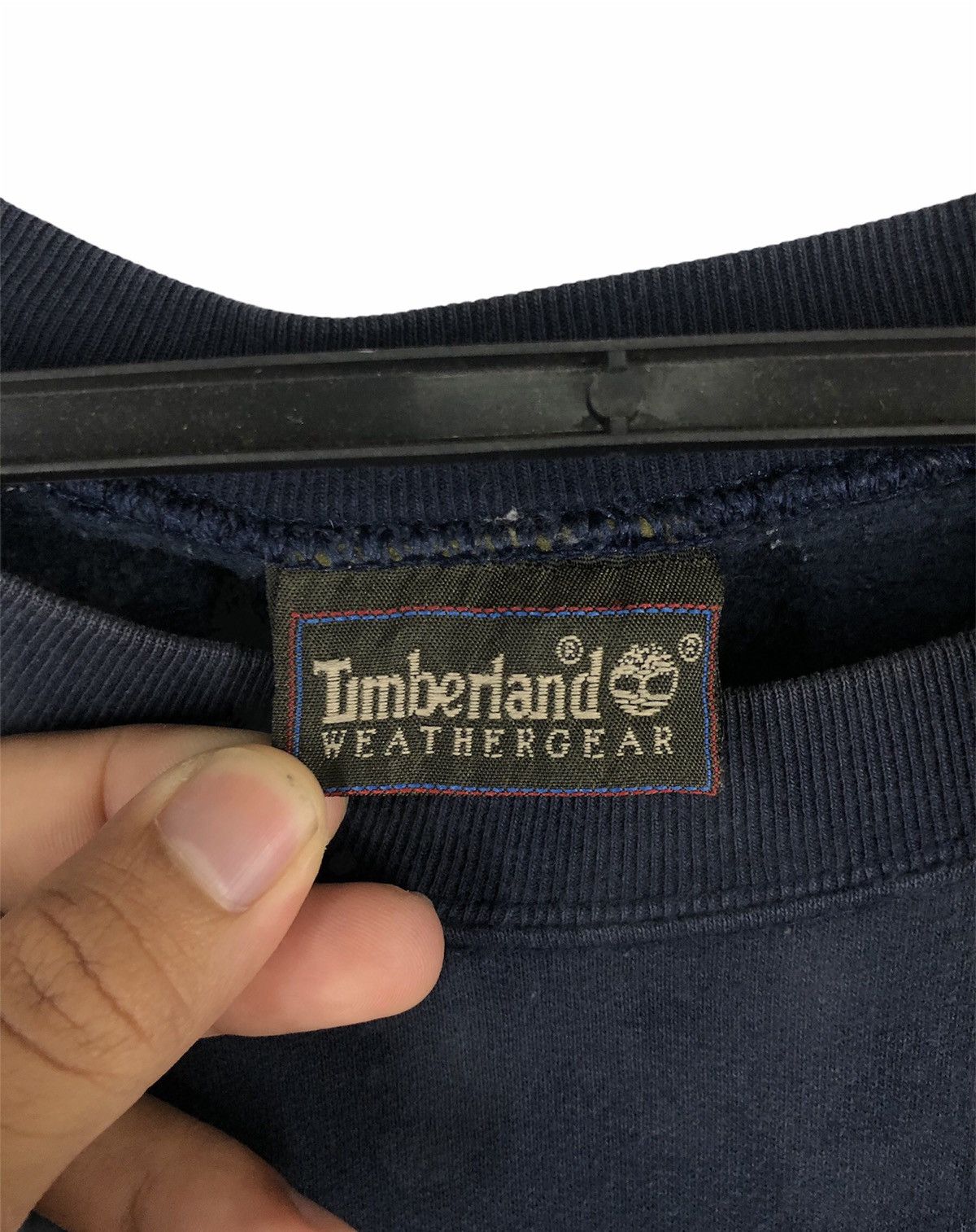 Timberland × Vintage Vintage Sweatshirt Timberland Big Logo 90’ Size US L / EU 52-54 / 3 - 6 Thumbnail