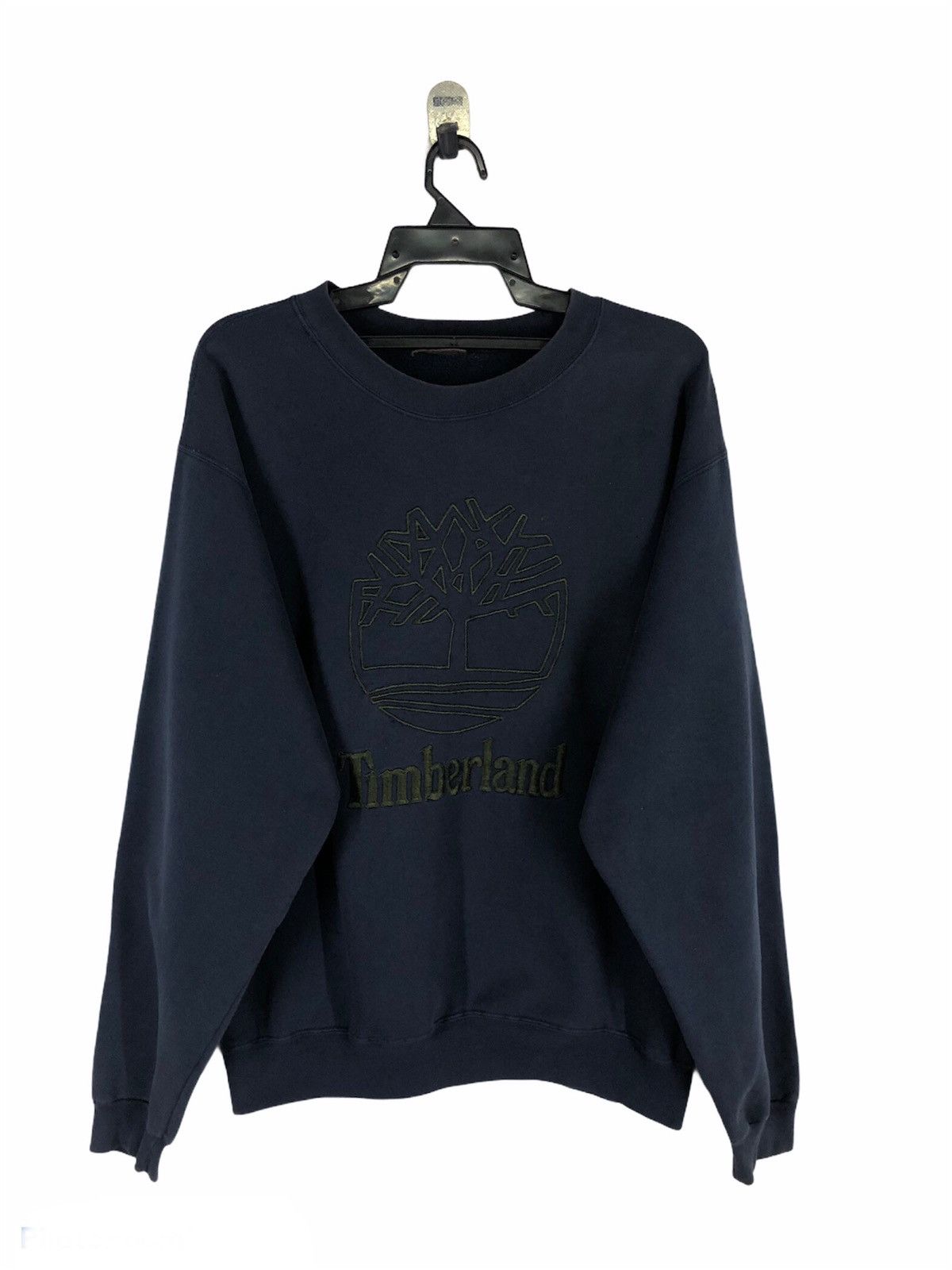 Timberland × Vintage Vintage Sweatshirt Timberland Big Logo 90’ Size US L / EU 52-54 / 3 - 1 Thumbnail