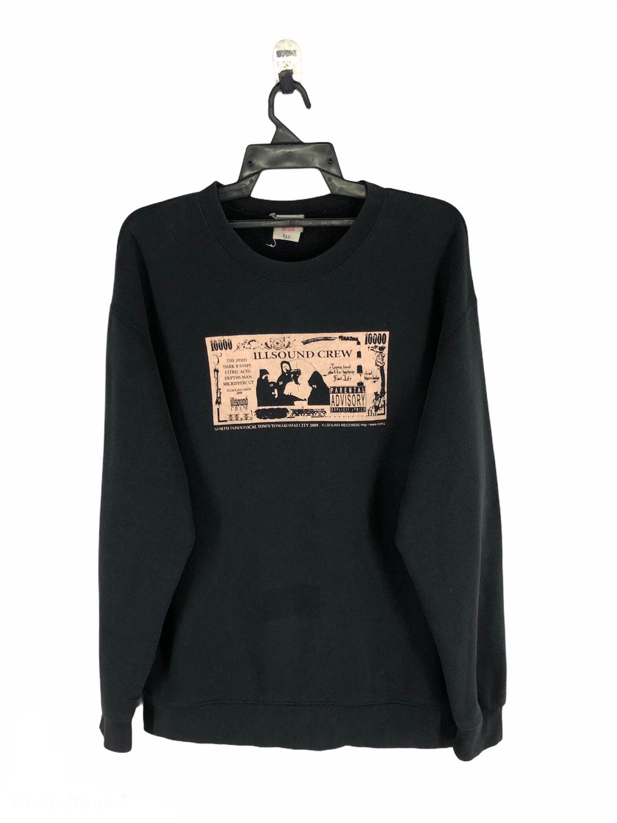 Band Tees × Vintage Vintage ILLSOUND CREW Japan Band Sweatshirt Size XL Size US XL / EU 56 / 4 - 1 Thumbnail