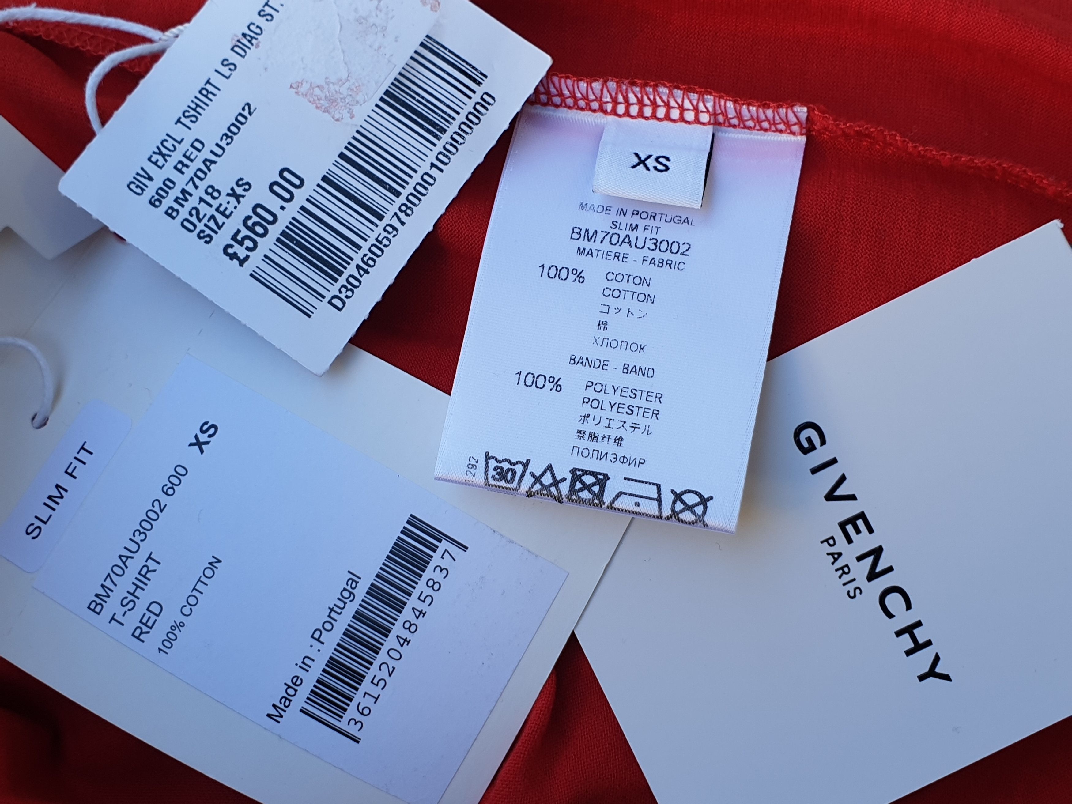 Givenchy Givenchy Colorblock Diagonal Stripe Long Sleeve T-shirt Size US XS / EU 42 / 0 - 13 Thumbnail